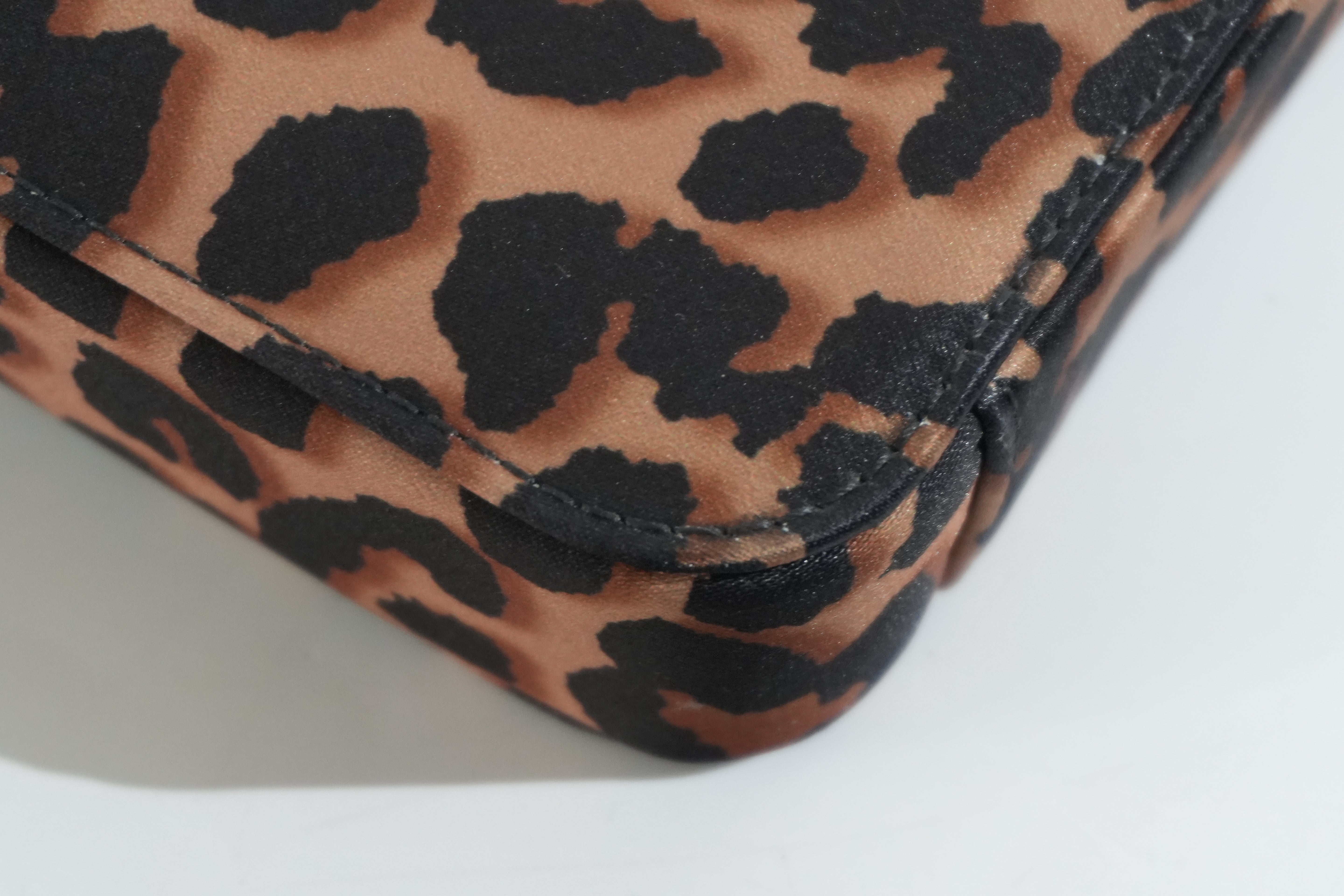 Pre-owned Jimmy Choo Animal Print Laptop Bag Brown