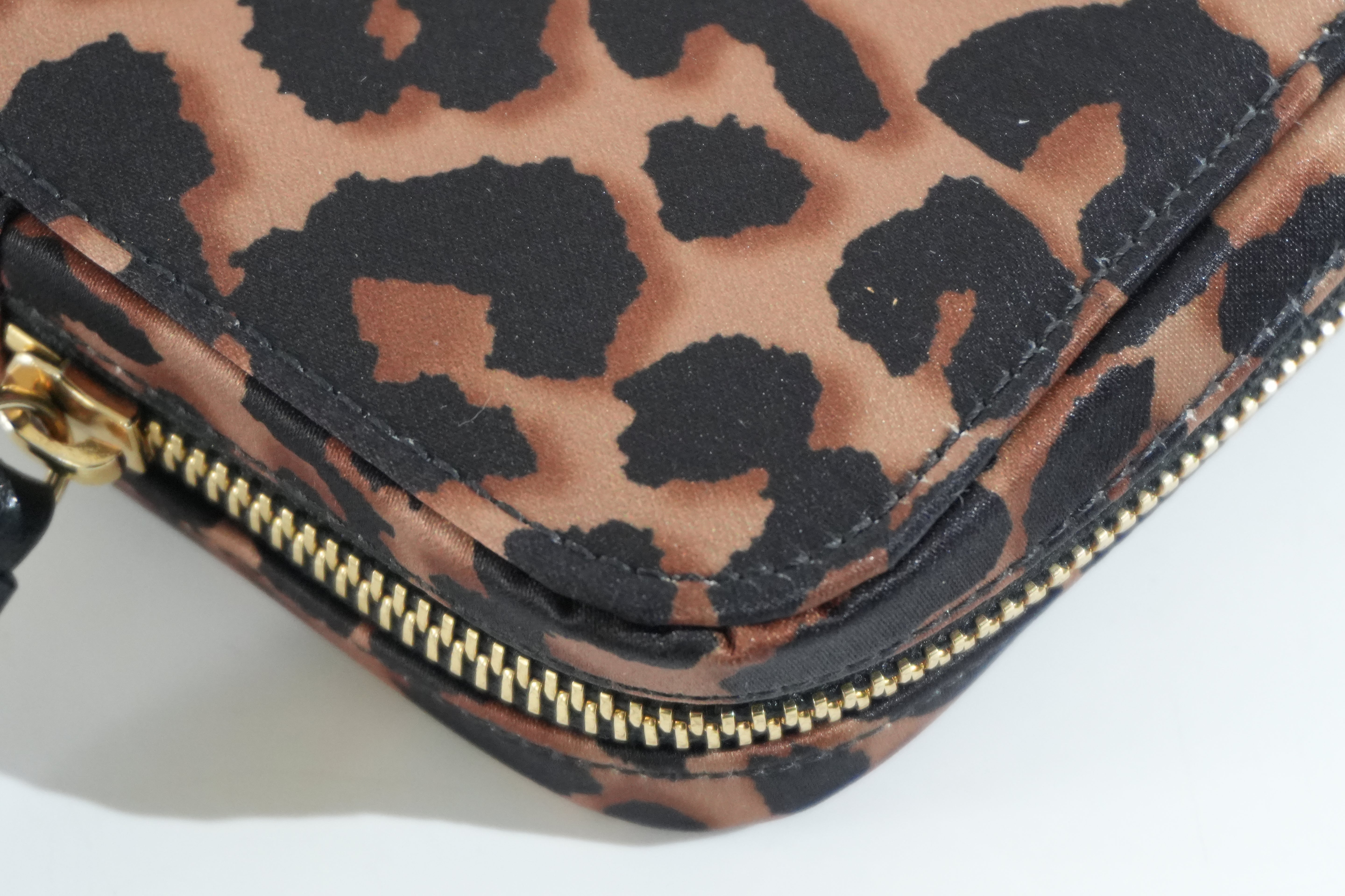 Pre-owned Jimmy Choo Animal Print Laptop Bag Brown