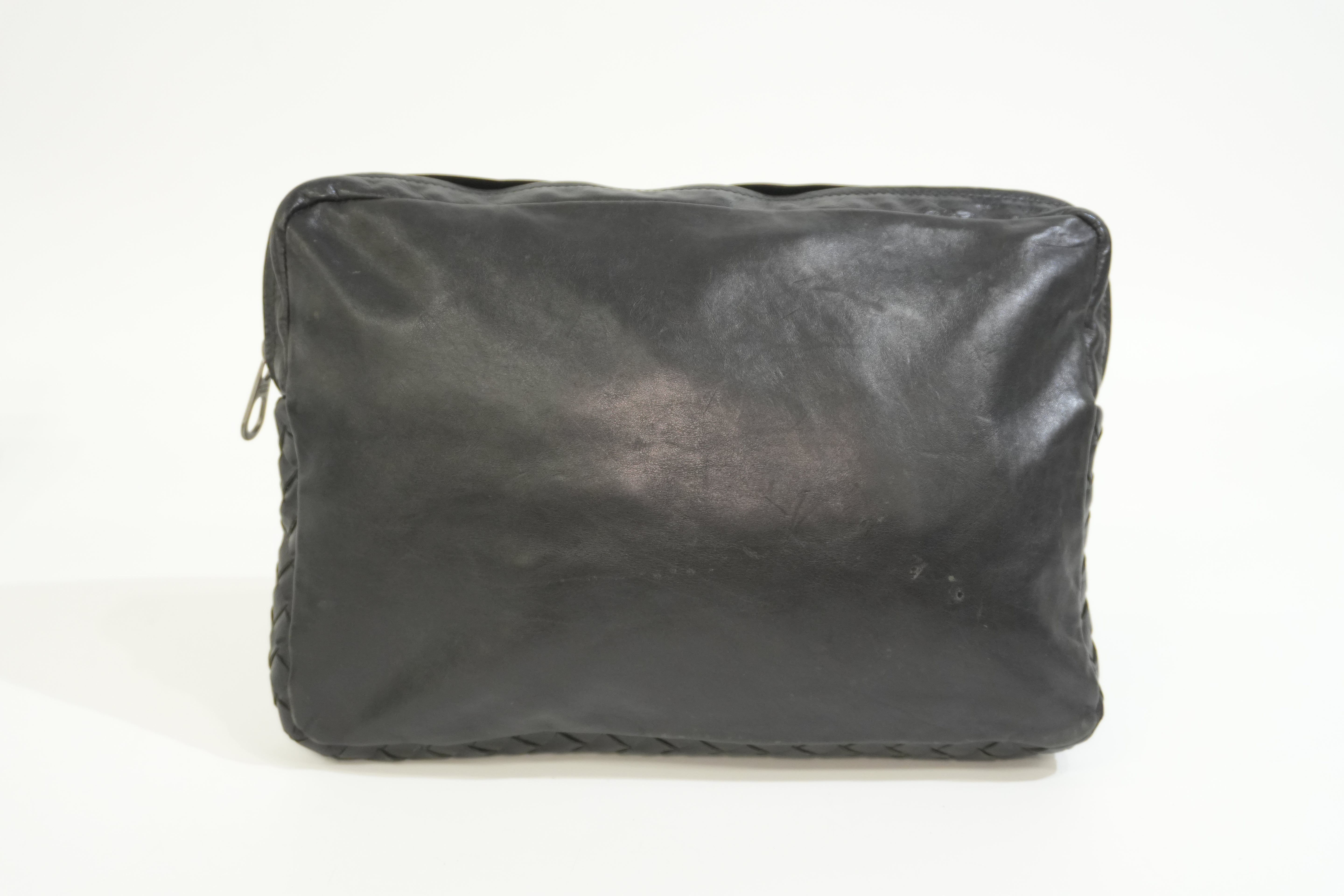 Pre-owned Bottega Clutch Bag Black