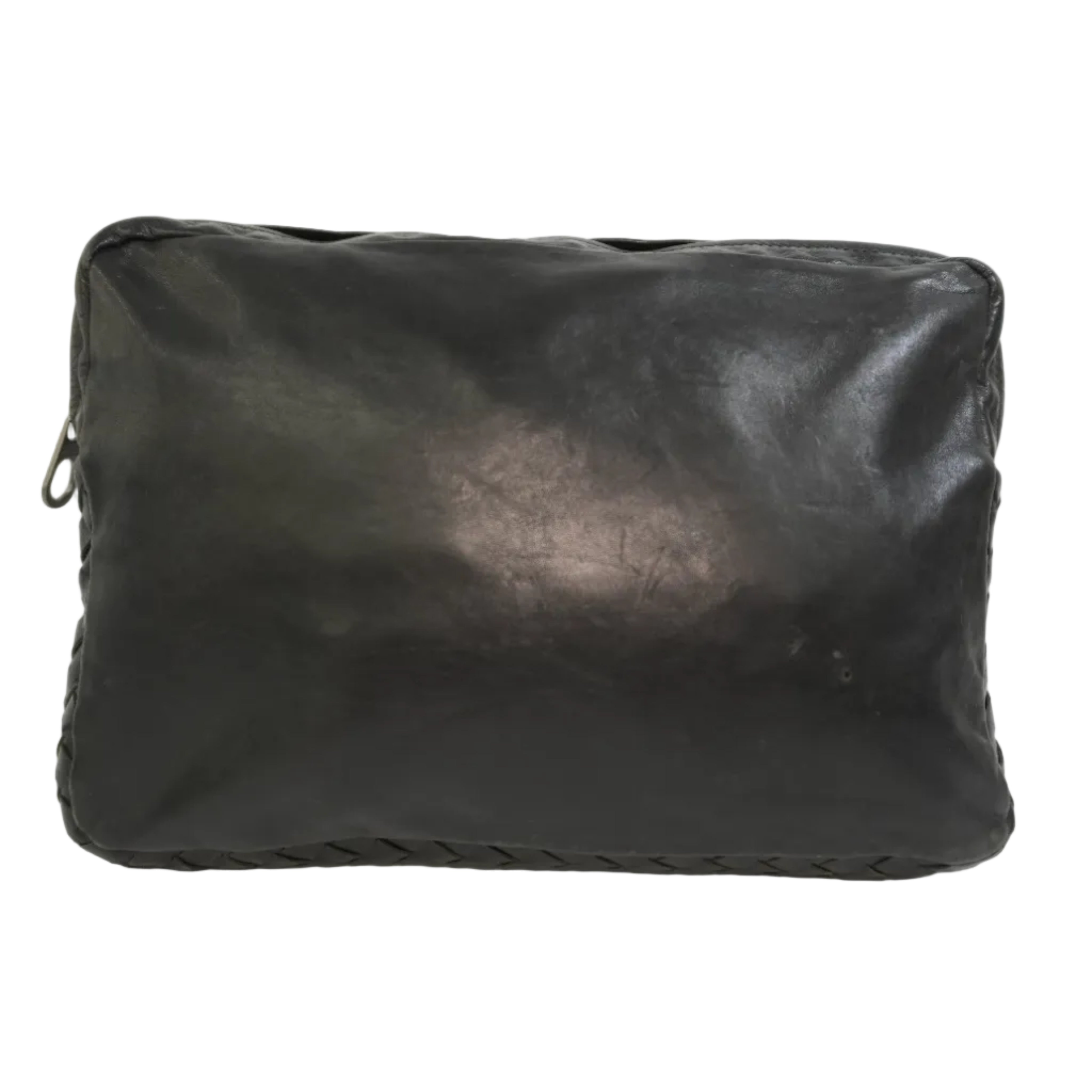 Pre-owned Bottega Clutch Bag Black