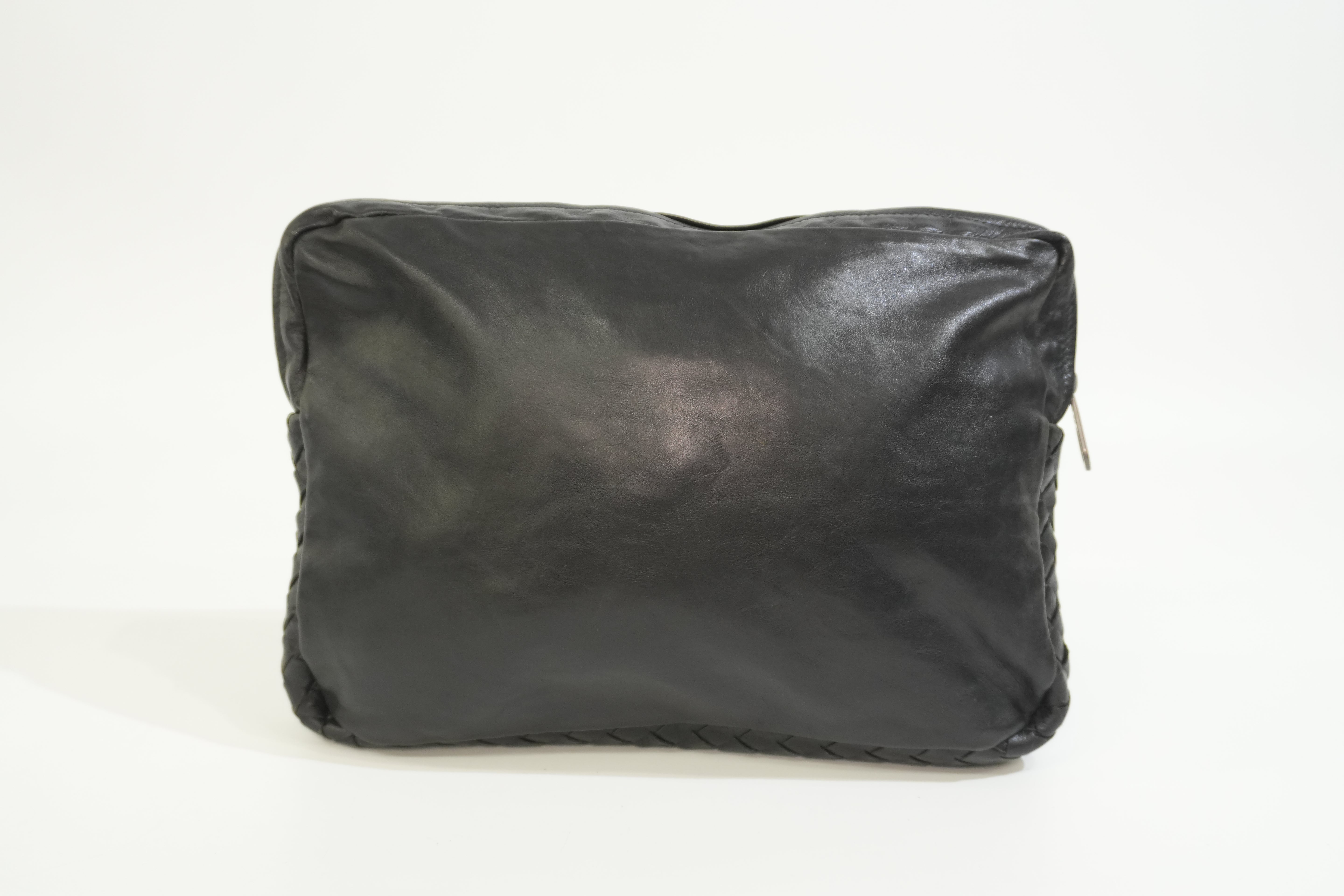 Pre-owned Bottega Clutch Bag Black