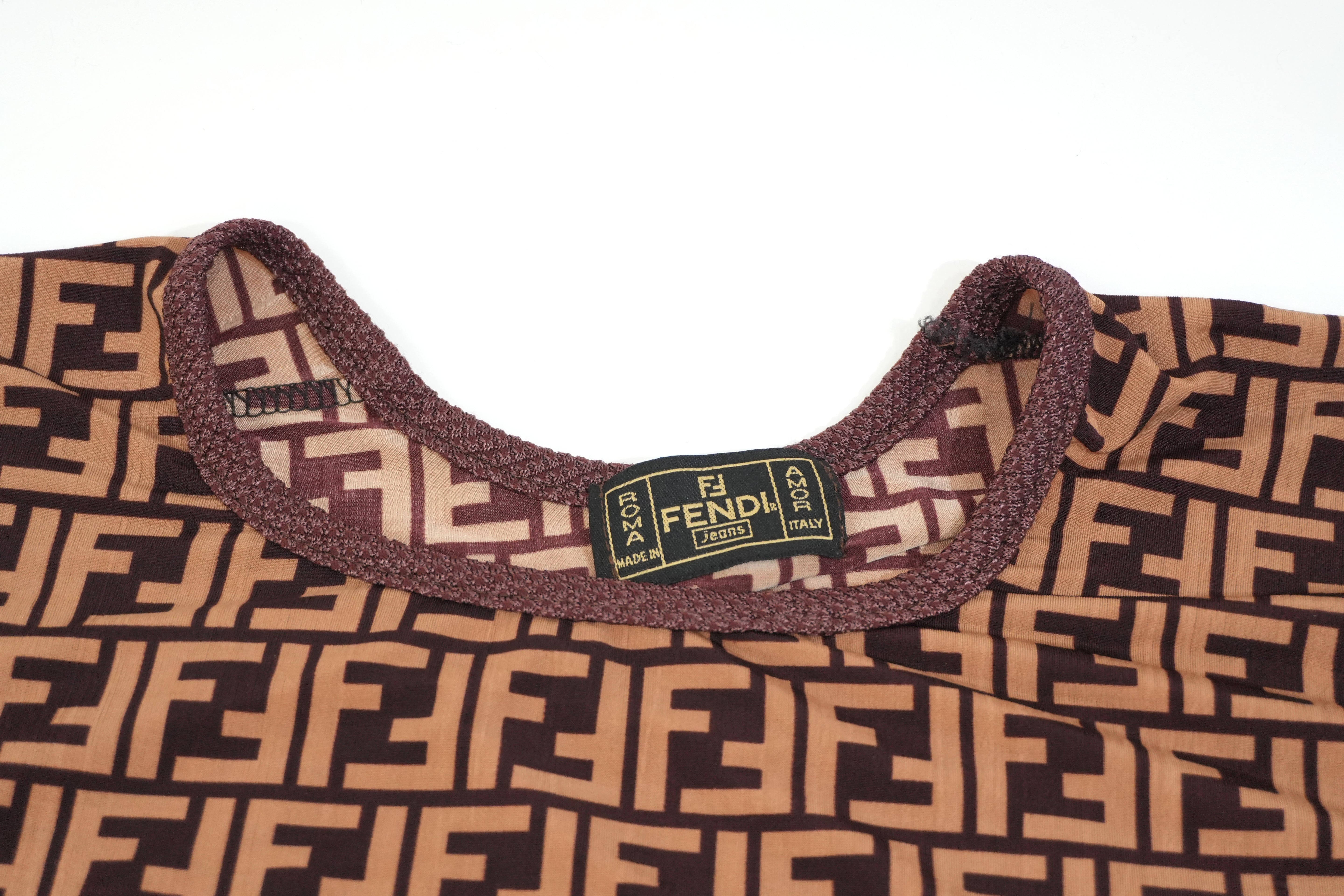 Pre-owned Fendi Zucca Shirt