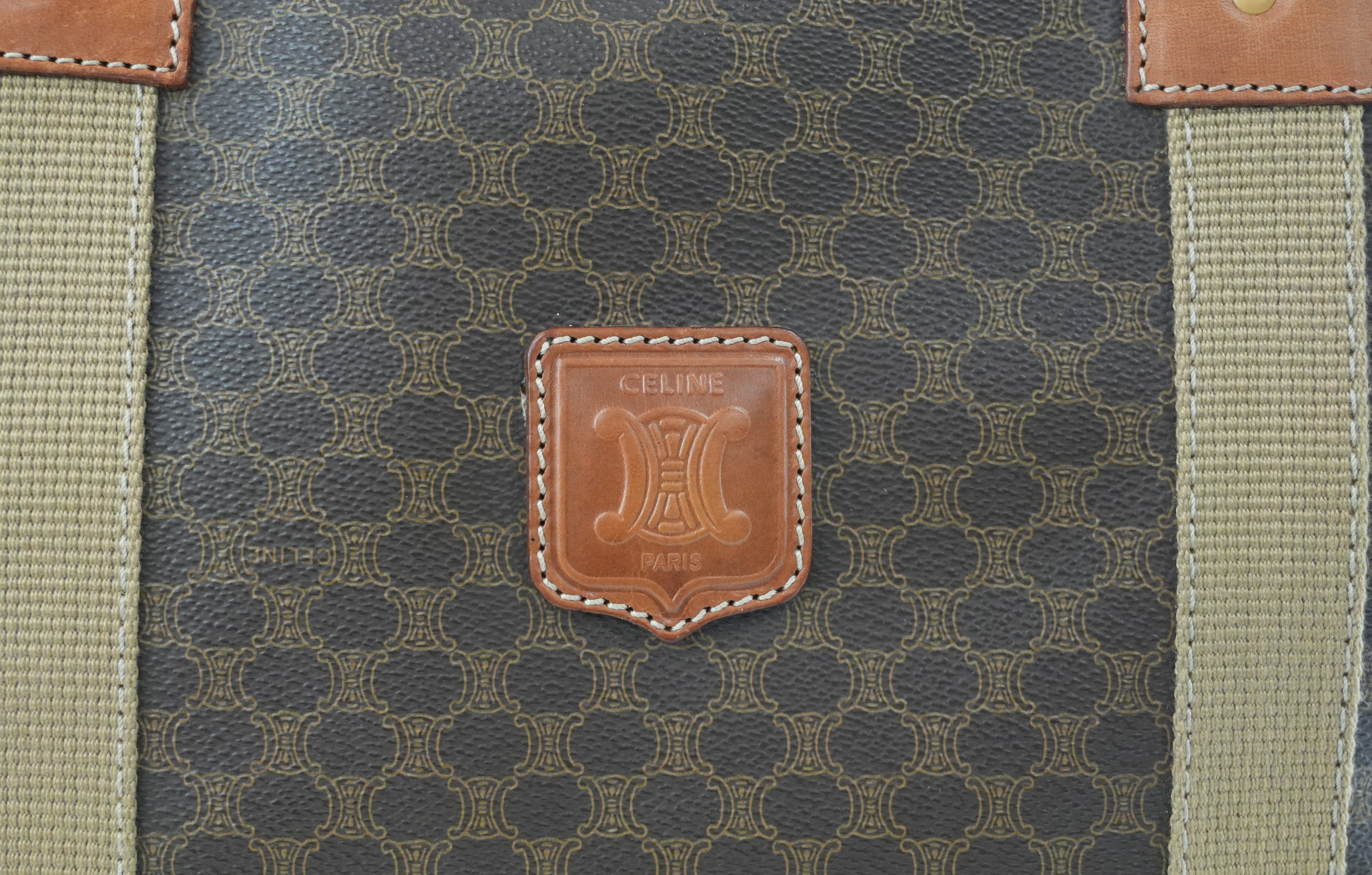 Celine Macadam Travel Tote Bag Used