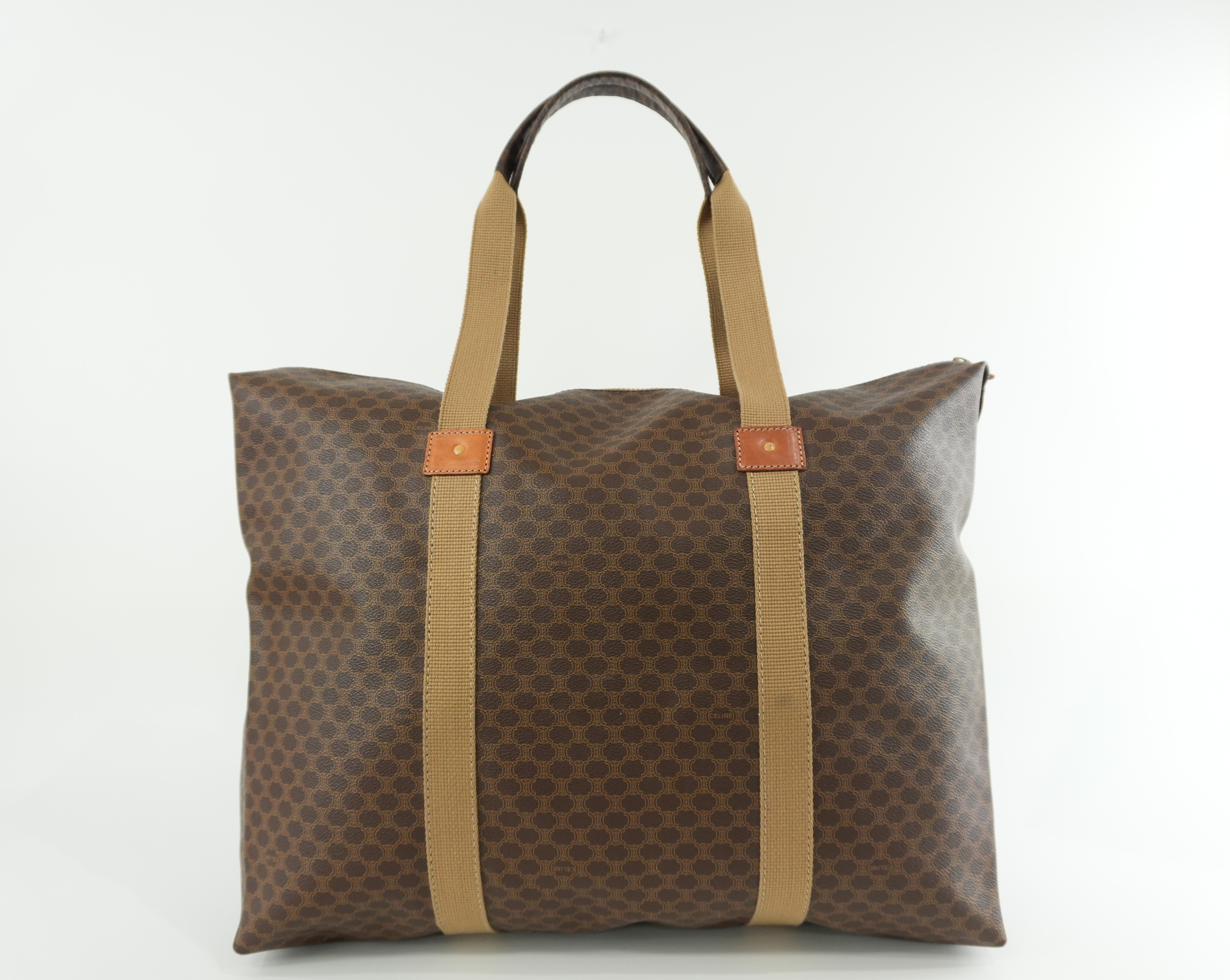 Celine Macadam Travel Tote Bag Used