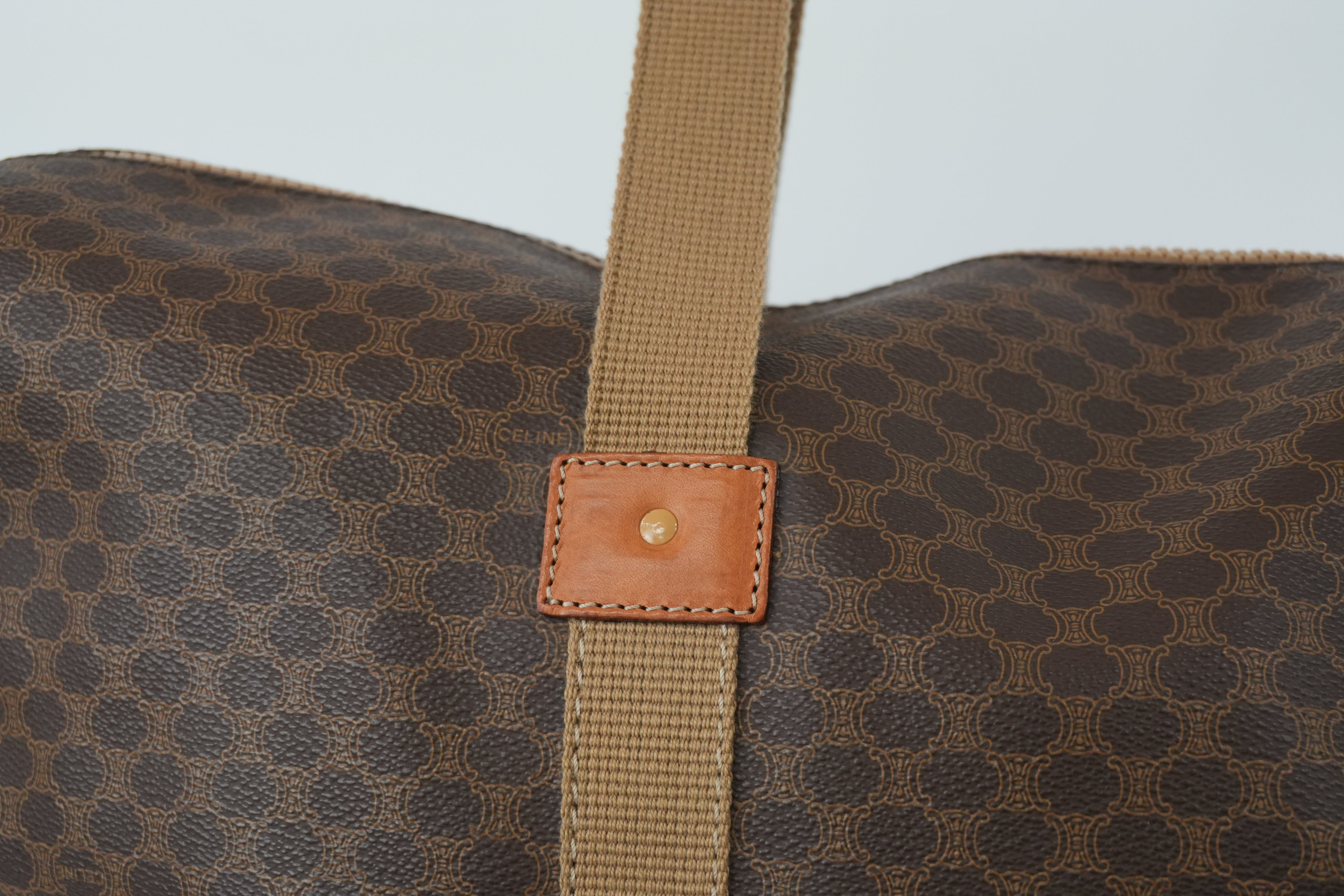 Celine Macadam Travel Tote Bag Used