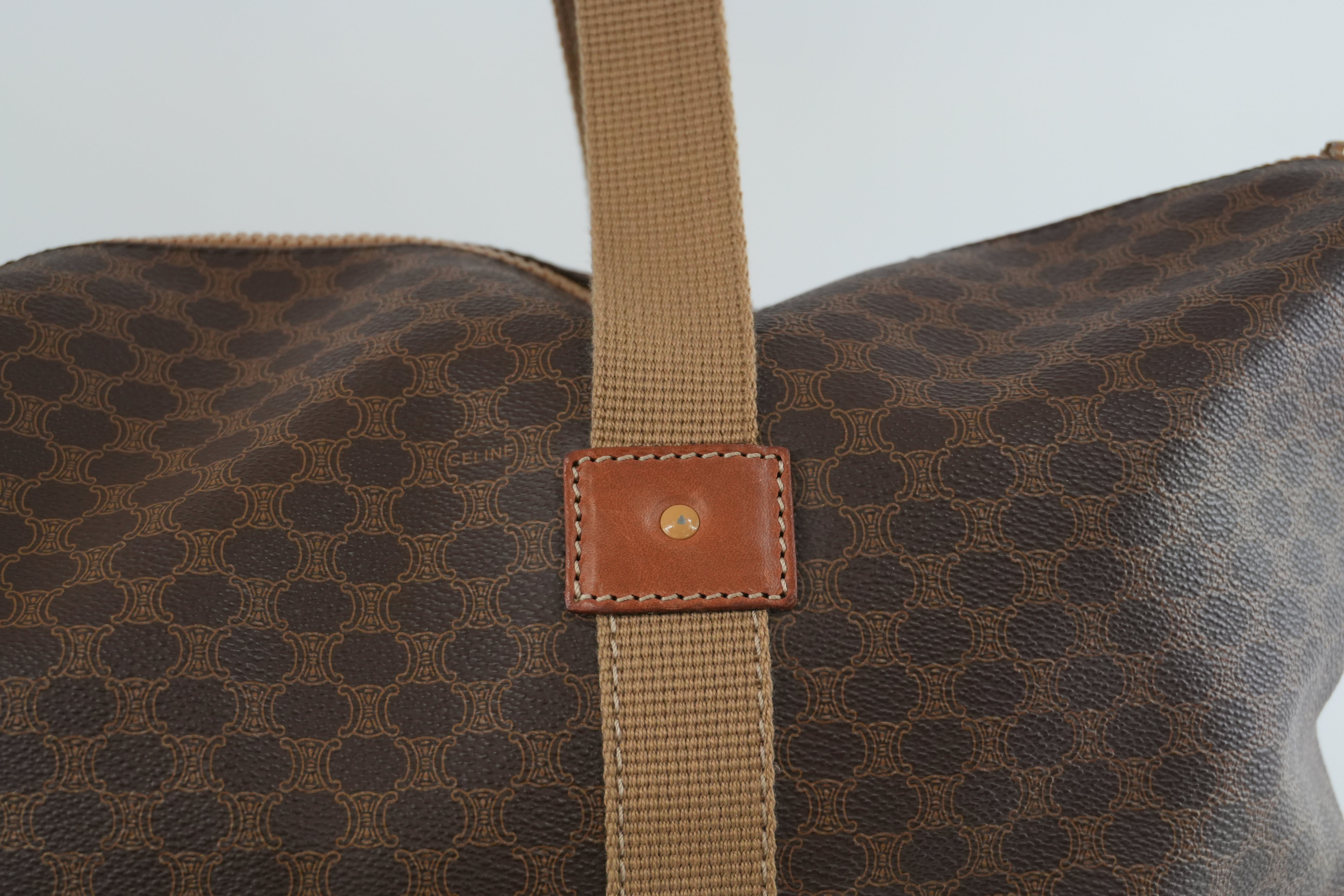 Celine Macadam Travel Tote Bag Used