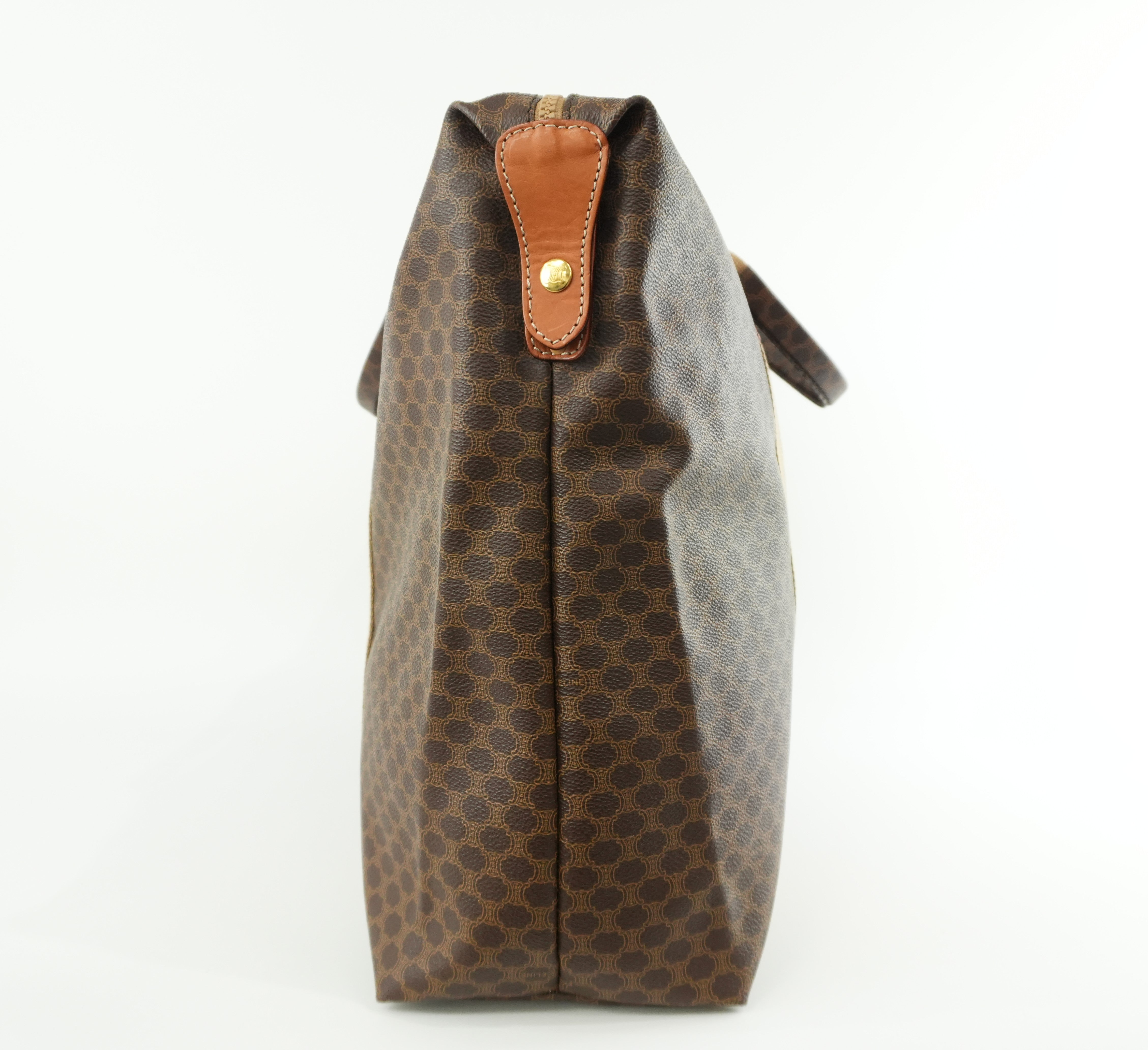 Celine Macadam Travel Tote Bag Used