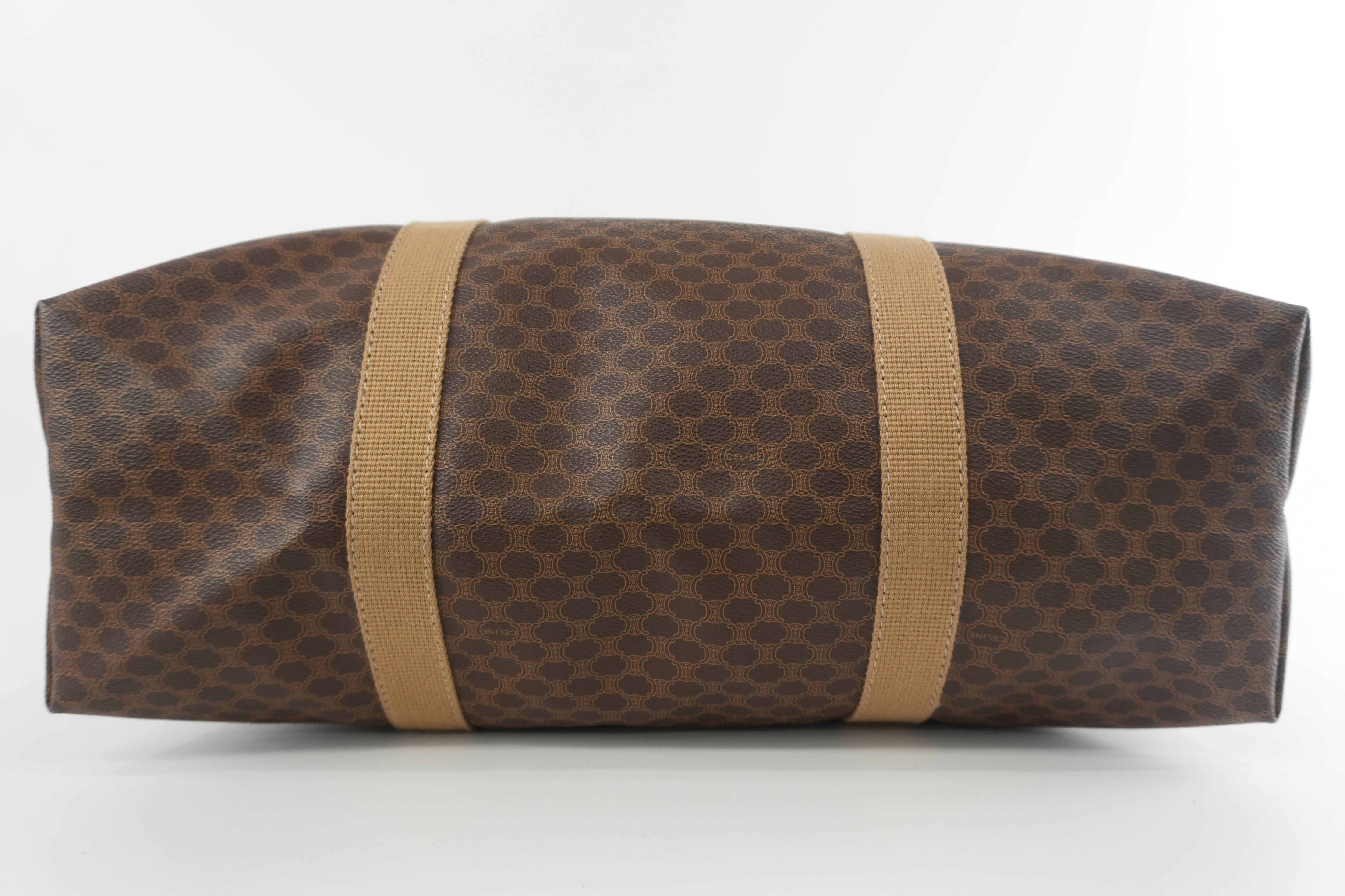 Celine Macadam Travel Tote Bag Used