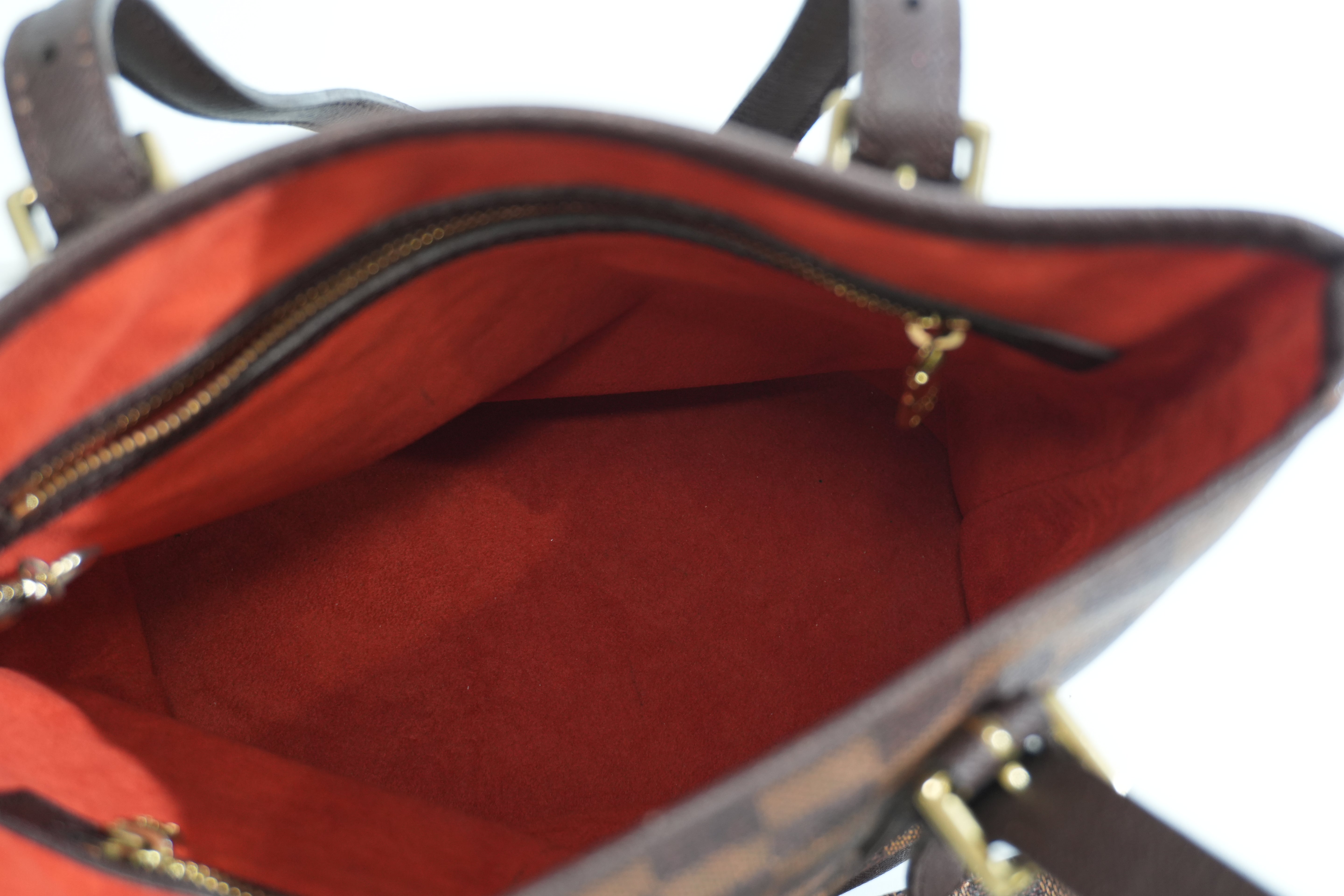 Pre-owned Louis Vuitton Damier Ebene Marais Bucket Bag