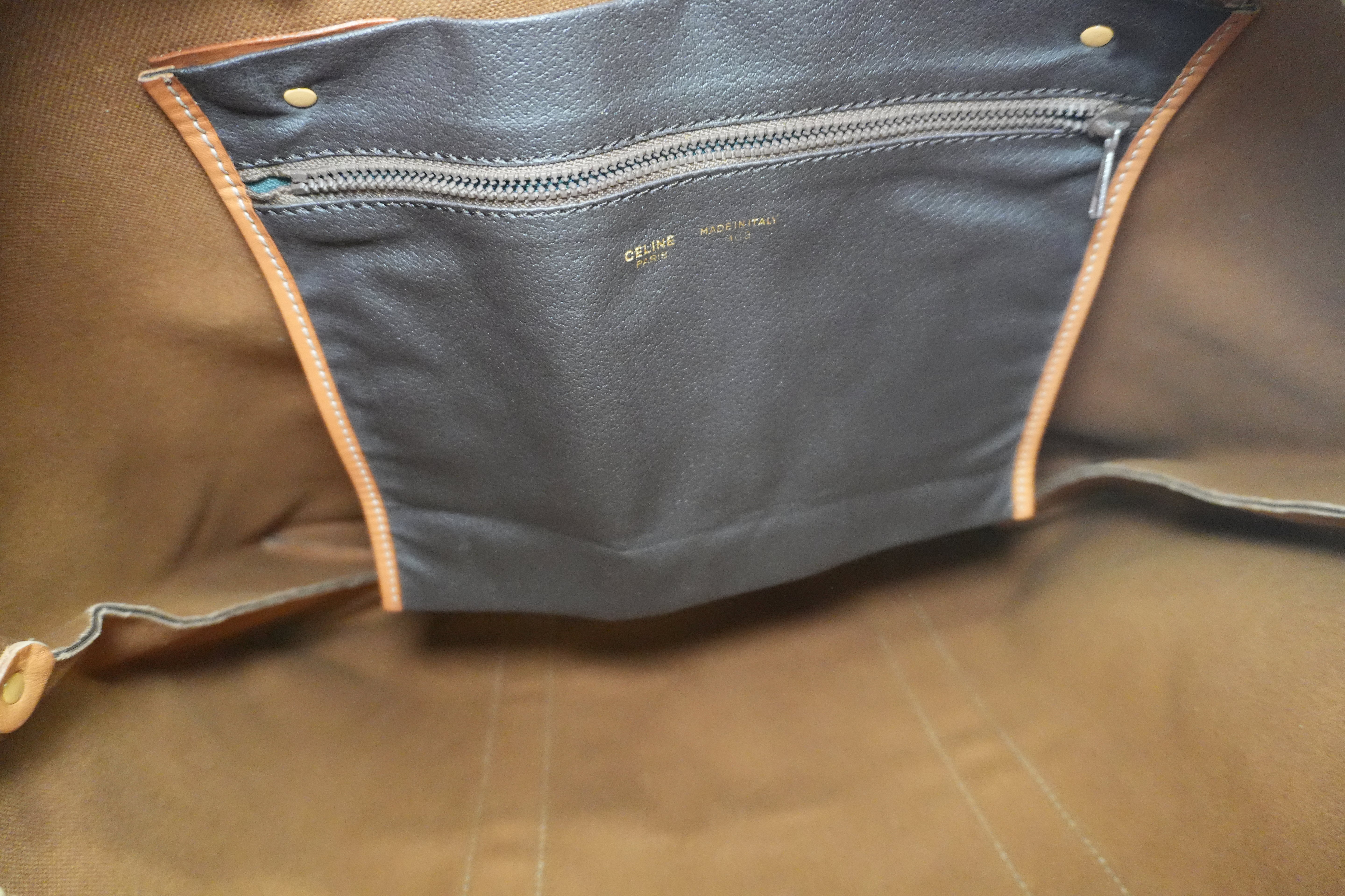 Celine Macadam Travel Tote Bag Used