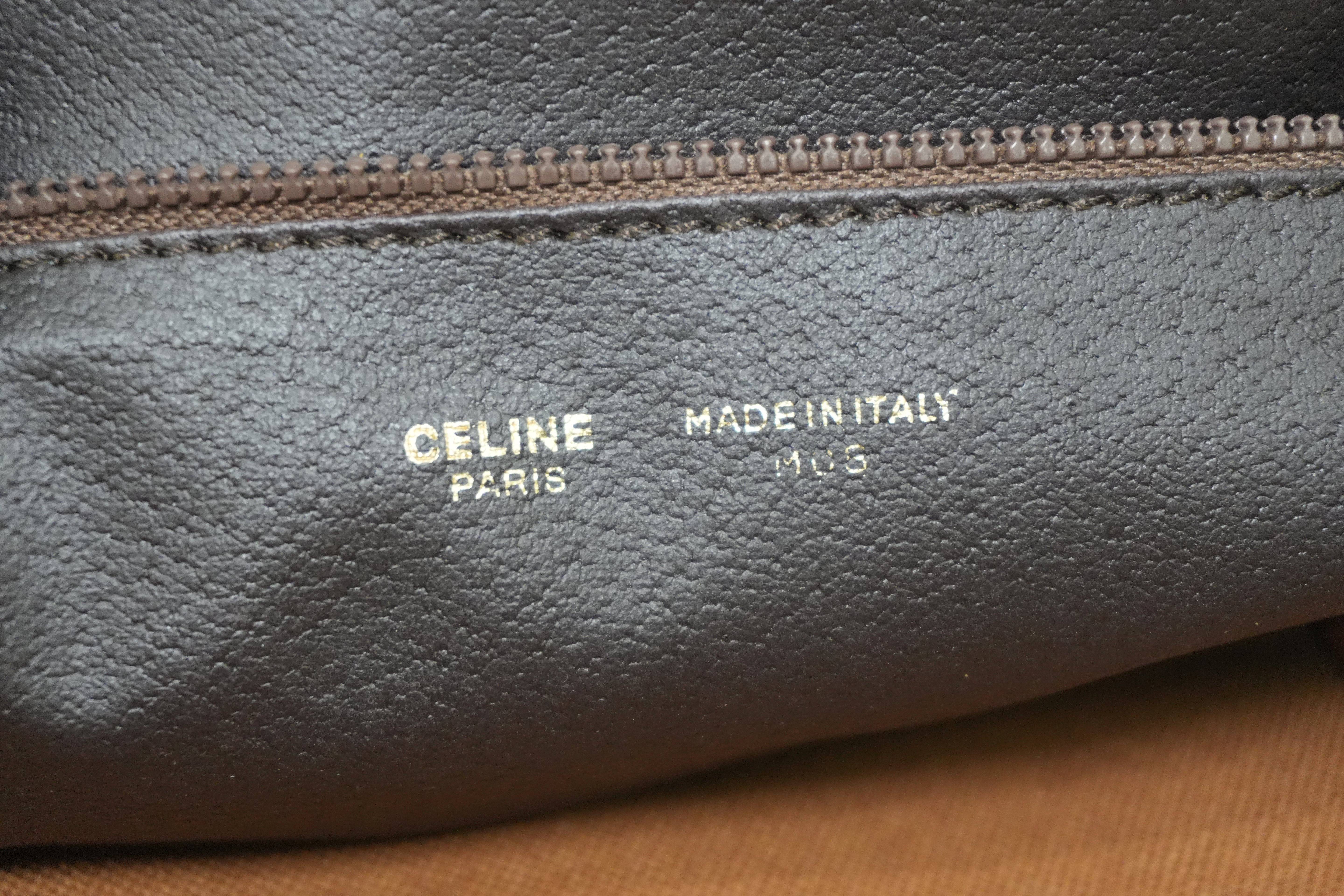 Celine Macadam Travel Tote Bag Used