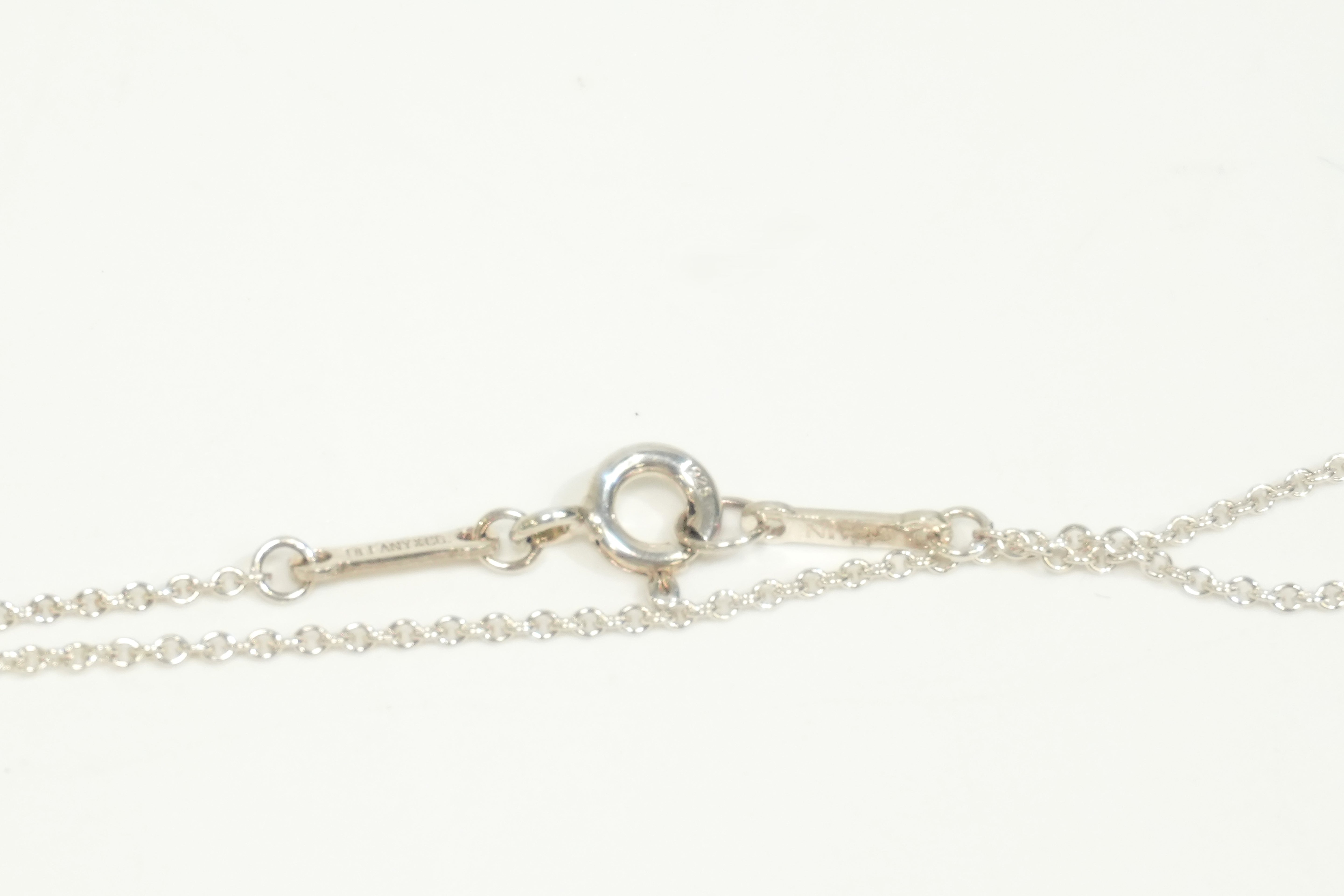Pre-owned Tiffany & Co. Eternal Circle Pendant  Necklace Silver tone