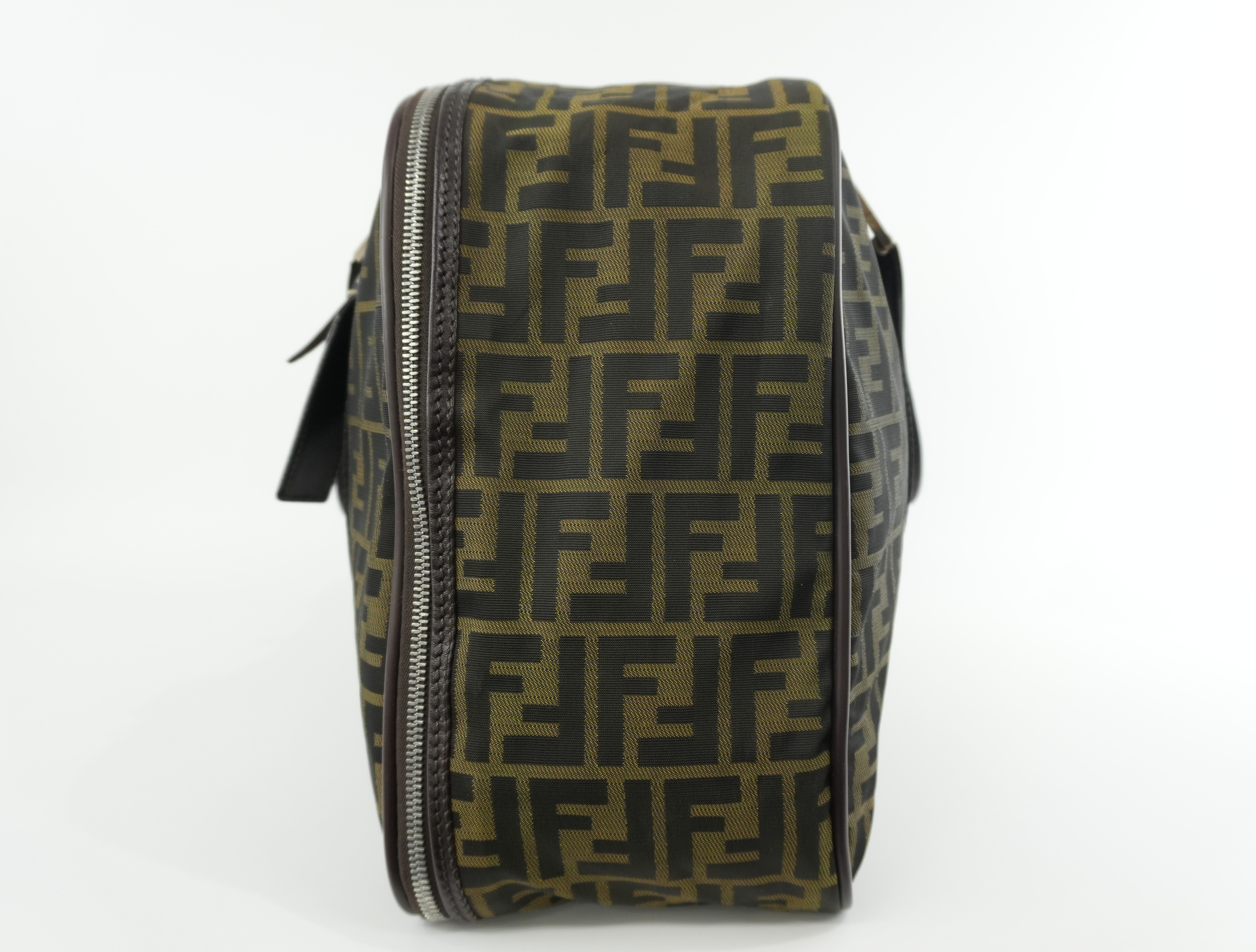 Pre-owned Fendi Zucca Duffle Bag Used