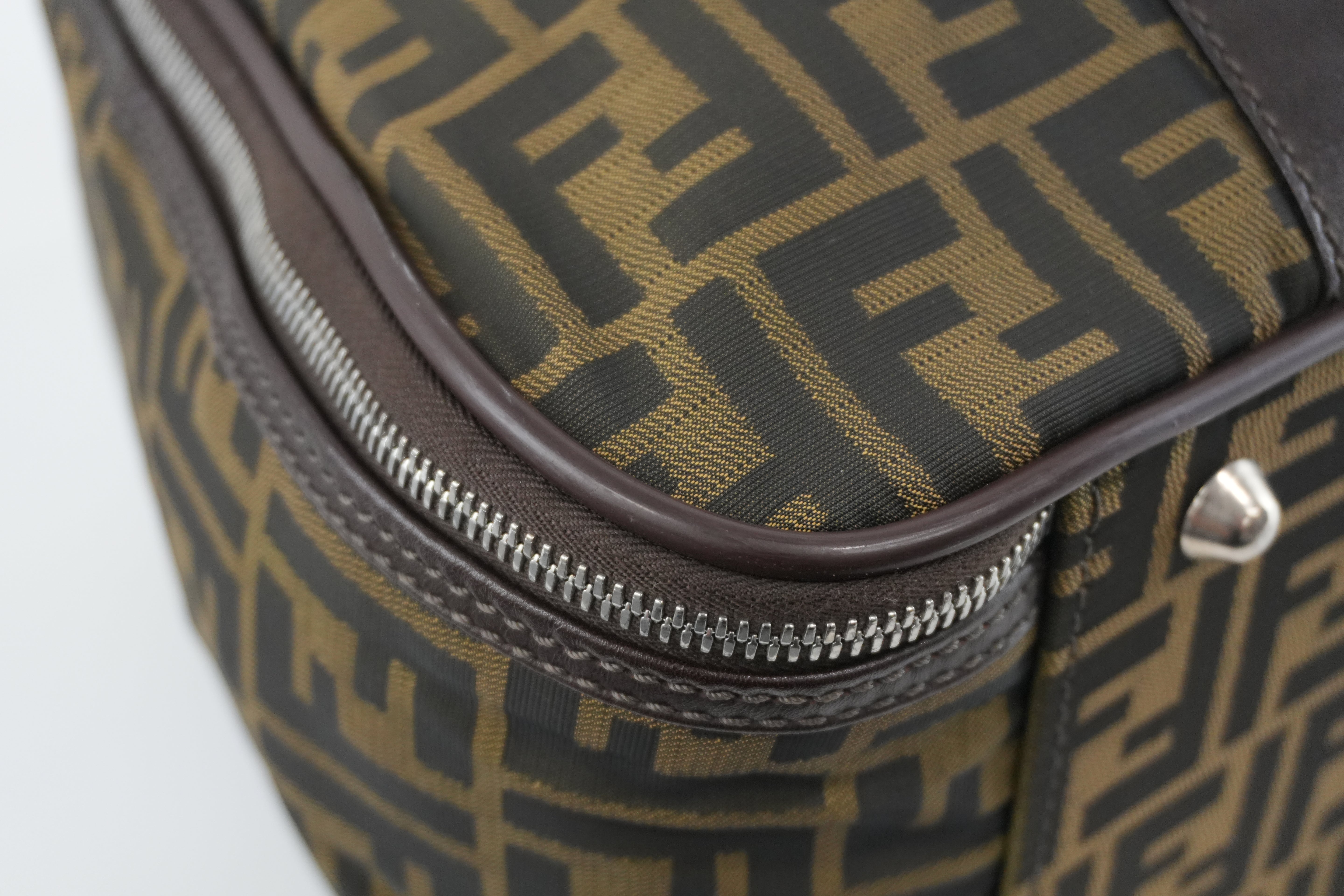 Pre-owned Fendi Zucca Duffle Bag Used