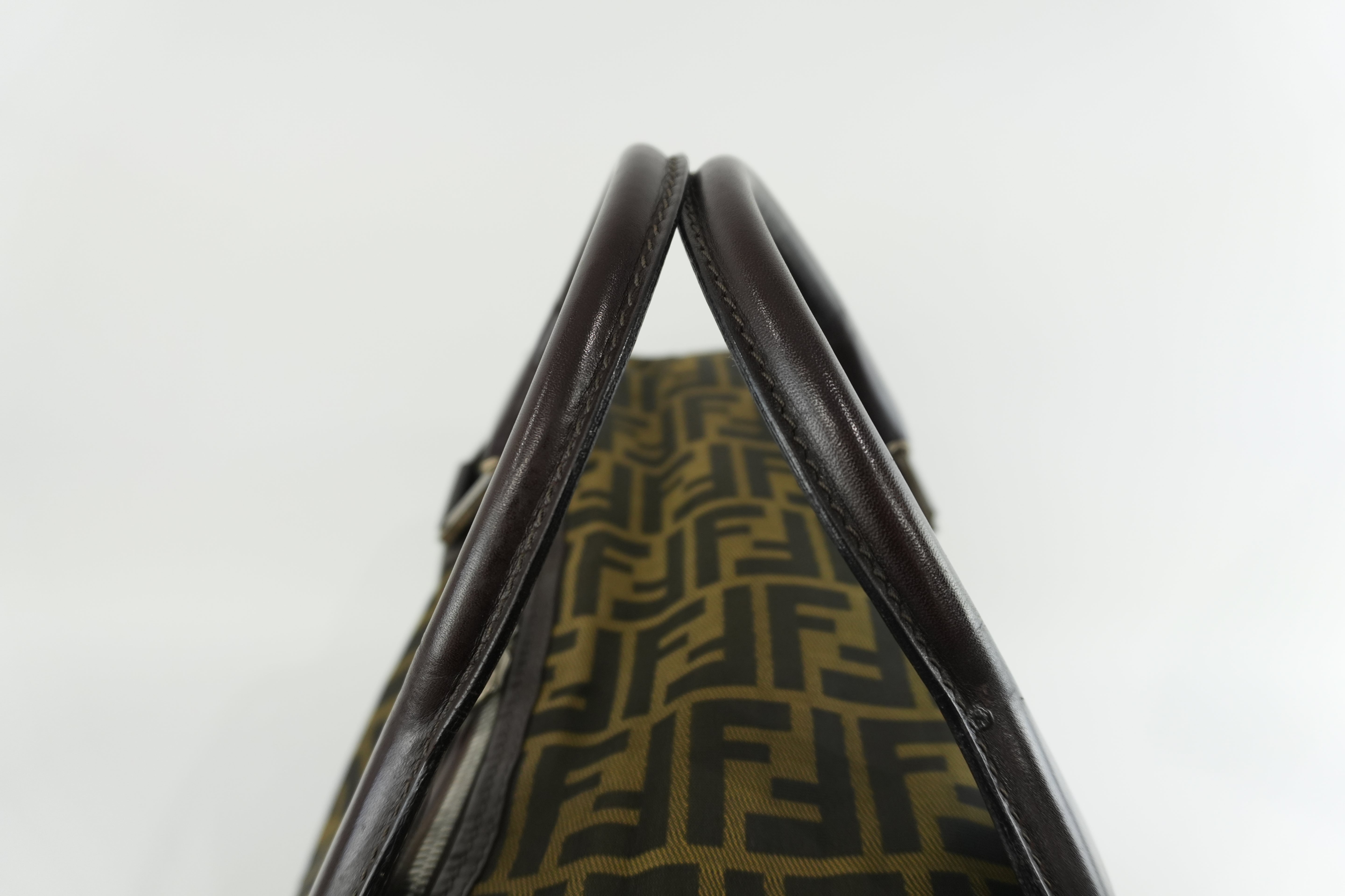 Pre-owned Fendi Zucca Duffle Bag Used