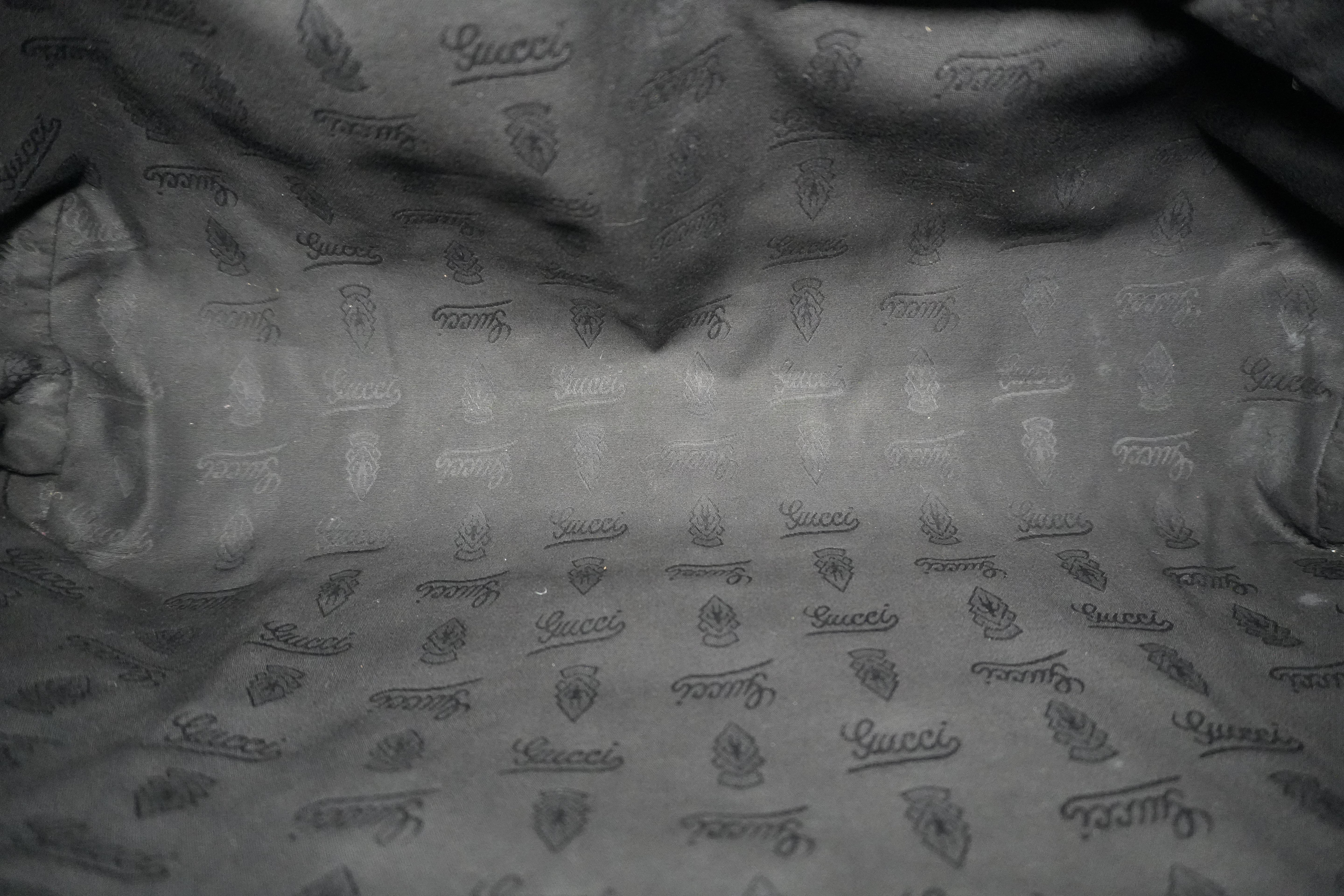 Pre-owned Gucci Guccisima Tote Bag Black