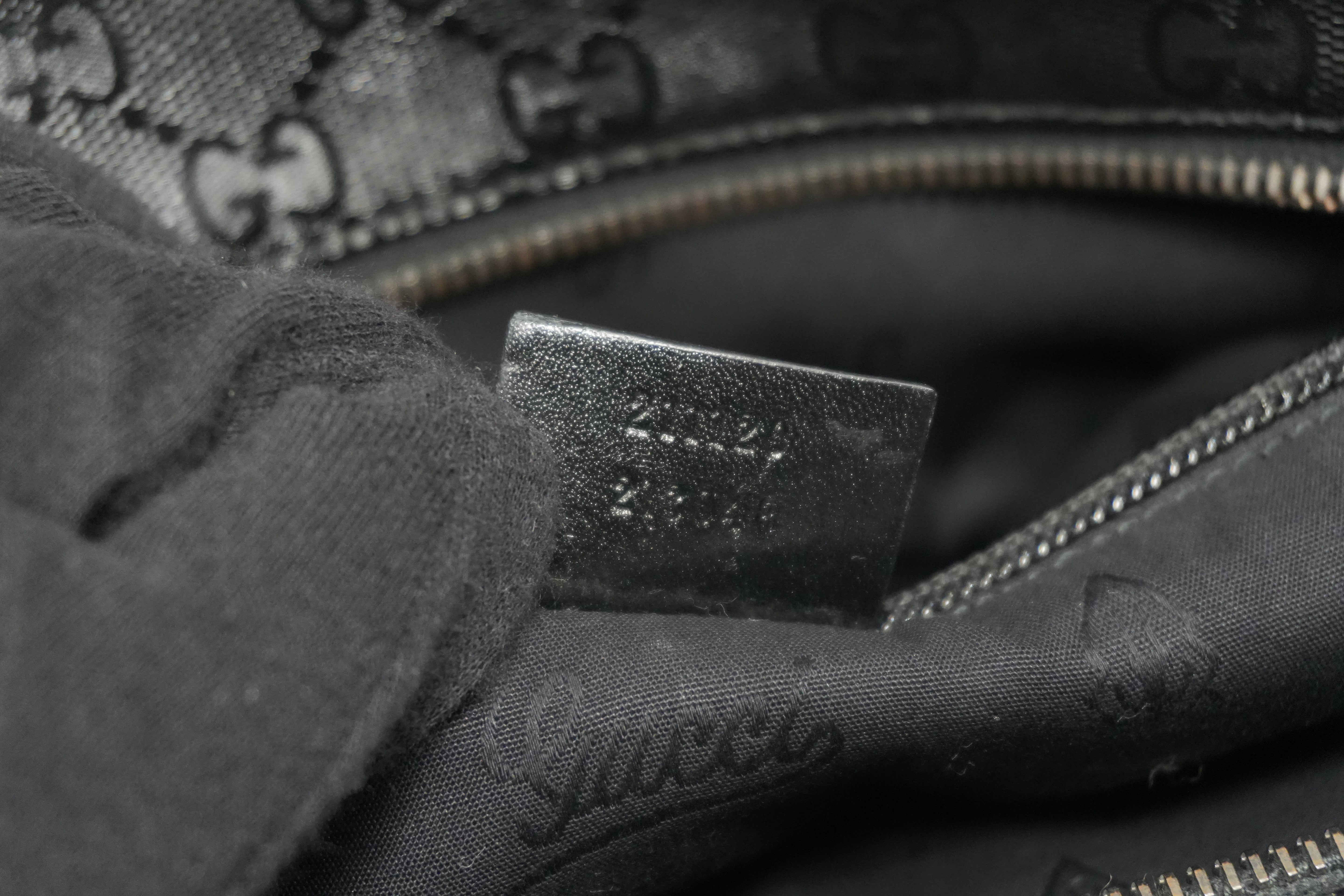 Pre-owned Gucci Guccisima Tote Bag Black