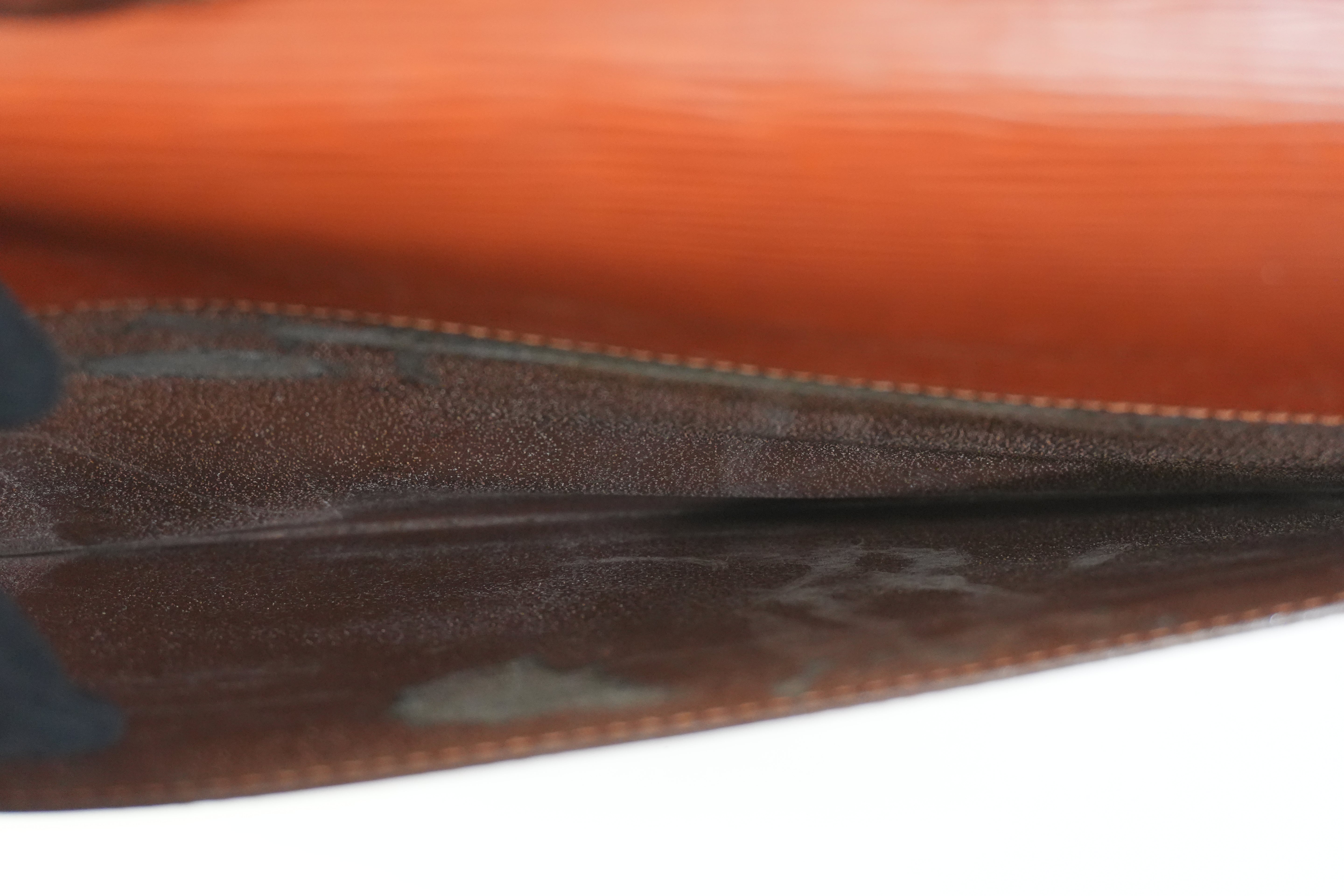 Pre-owned Louis Vuitton Epi Briefcase Handbag Kenya Brown