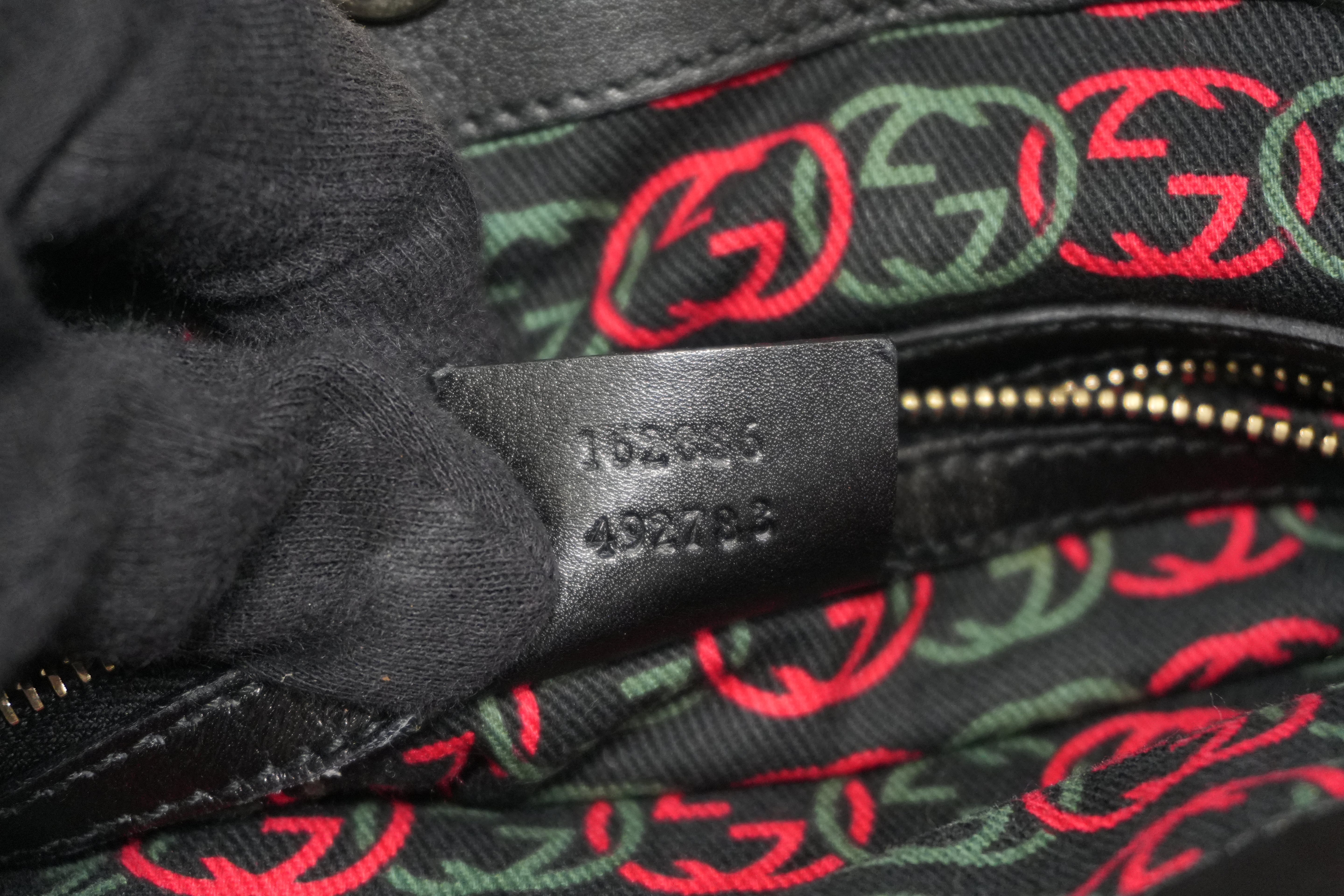 Pre-owned Gucci Two Way Britt Satchel Shoulder Bag Black