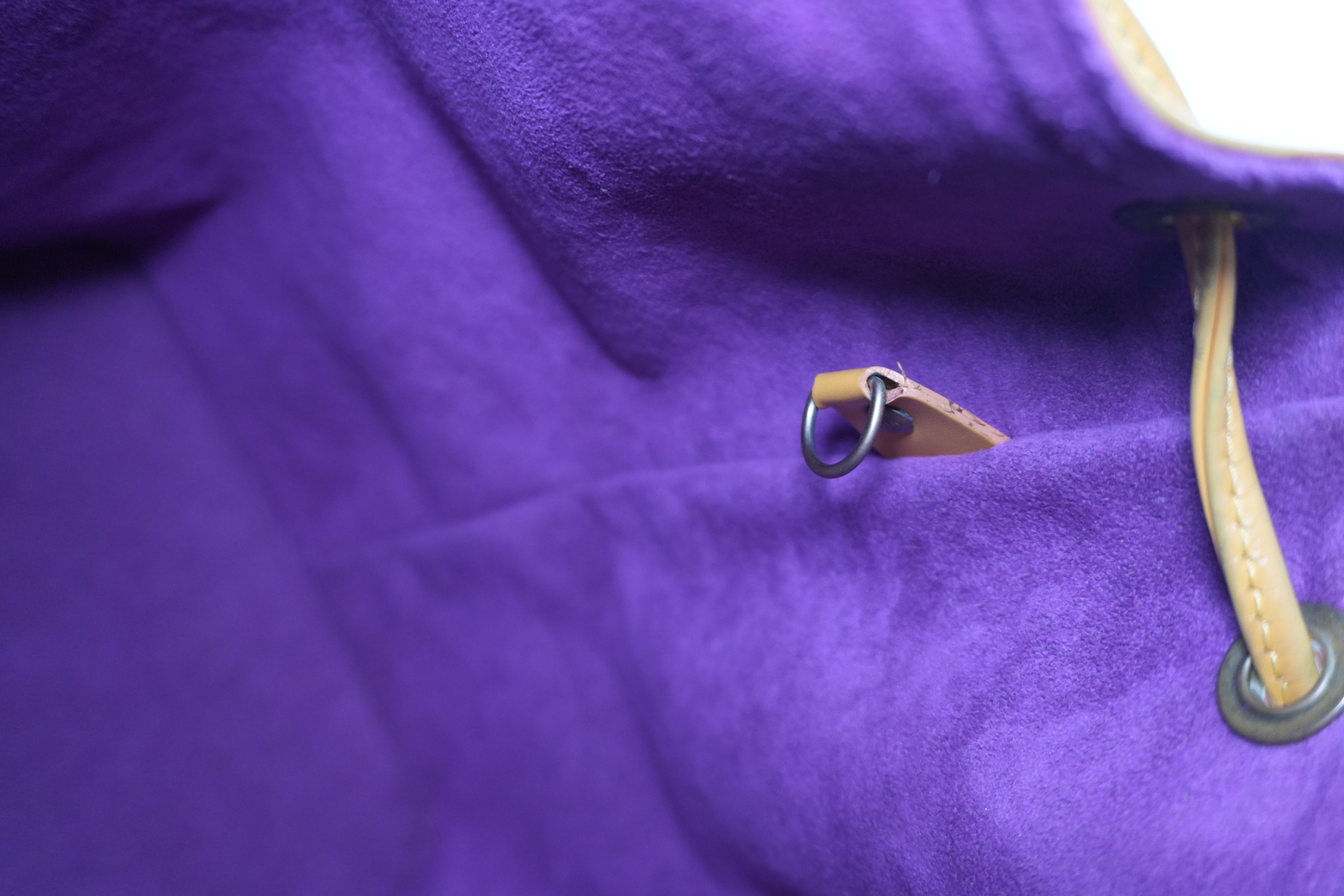 Pre-owned Louis Vuitton Noe PM Shoulder Bag Epi Yellow