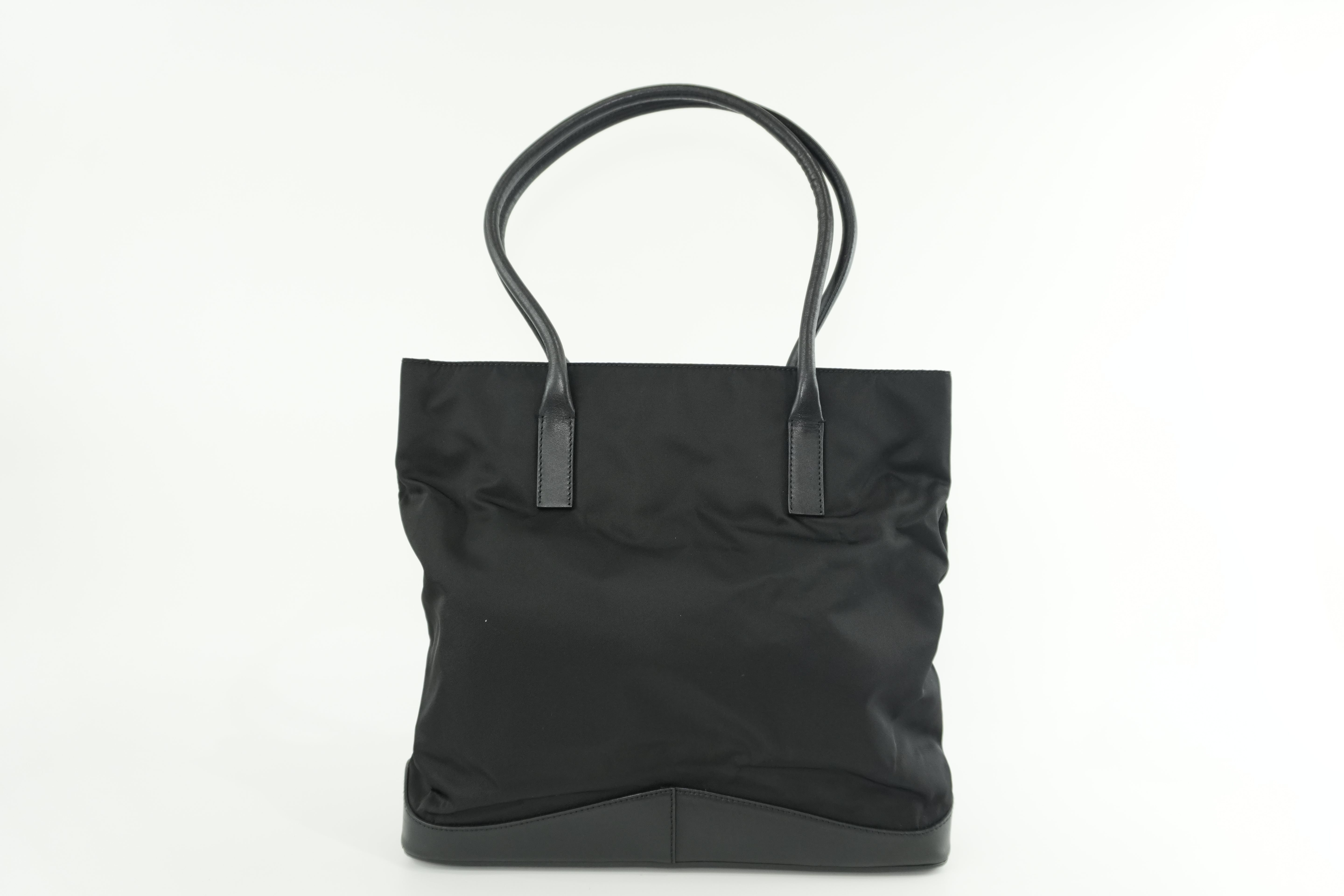 Prada Nylon Handbag Black Used