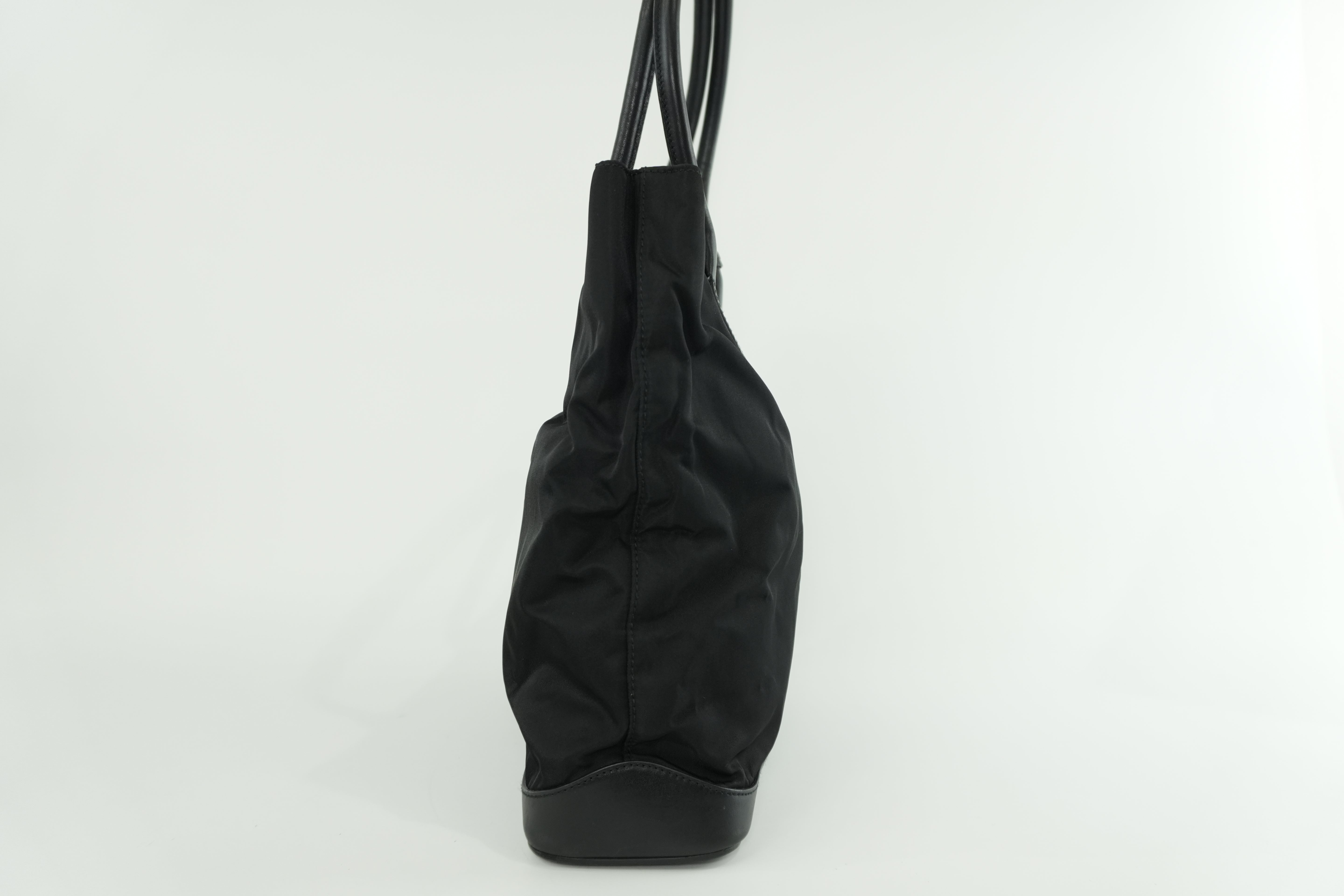 Prada Nylon Handbag Black Used