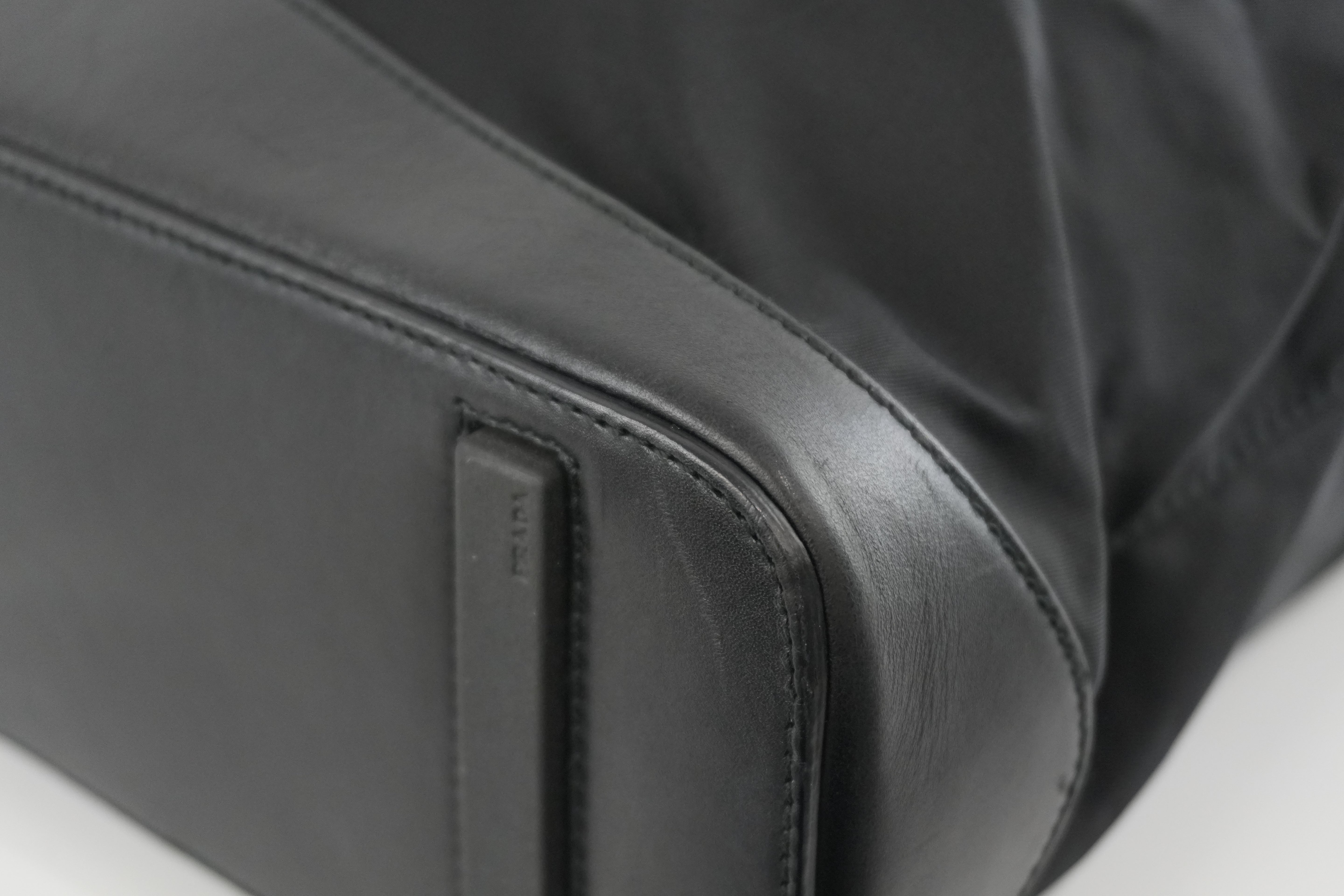 Prada Nylon Handbag Black Used