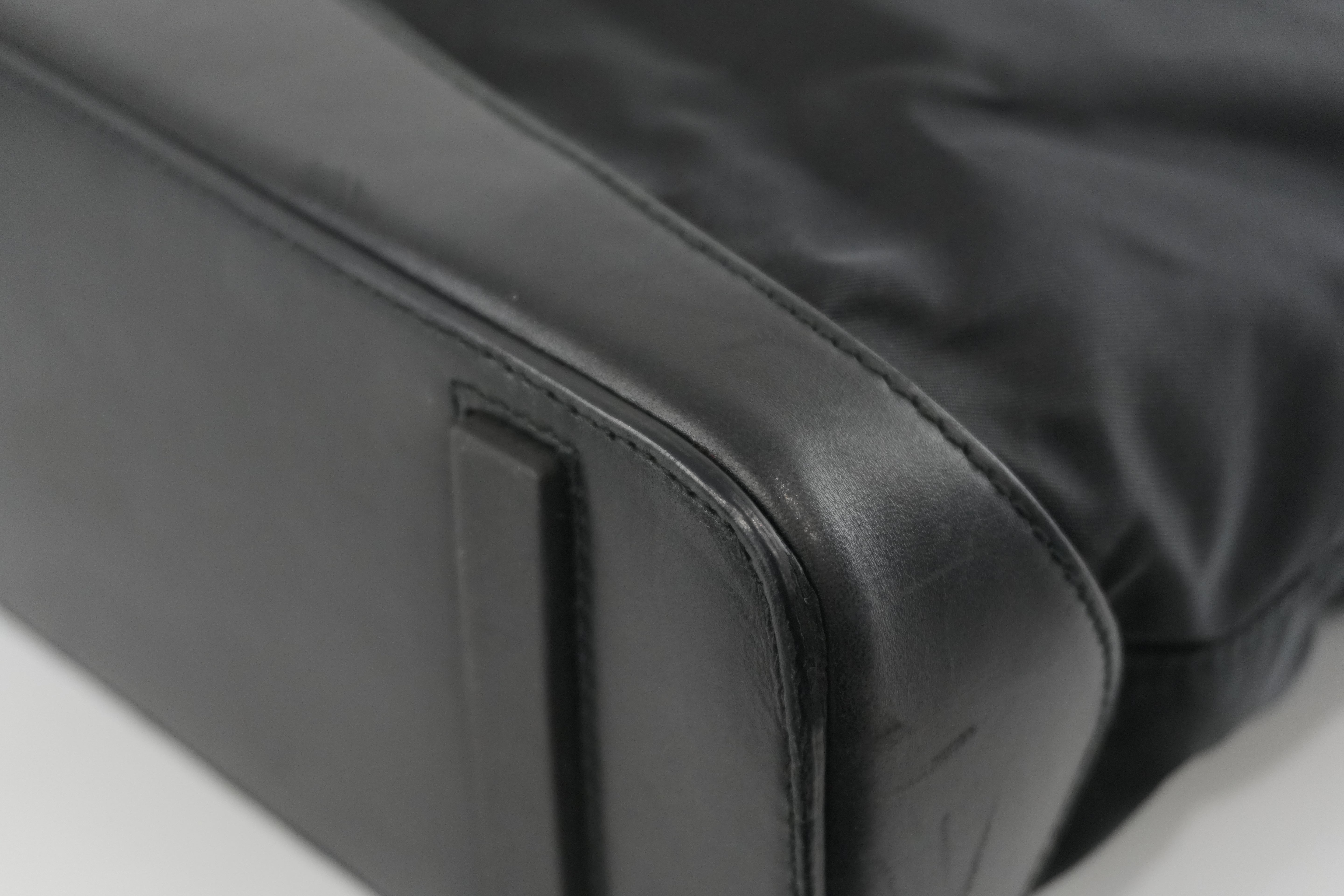 Prada Nylon Handbag Black Used