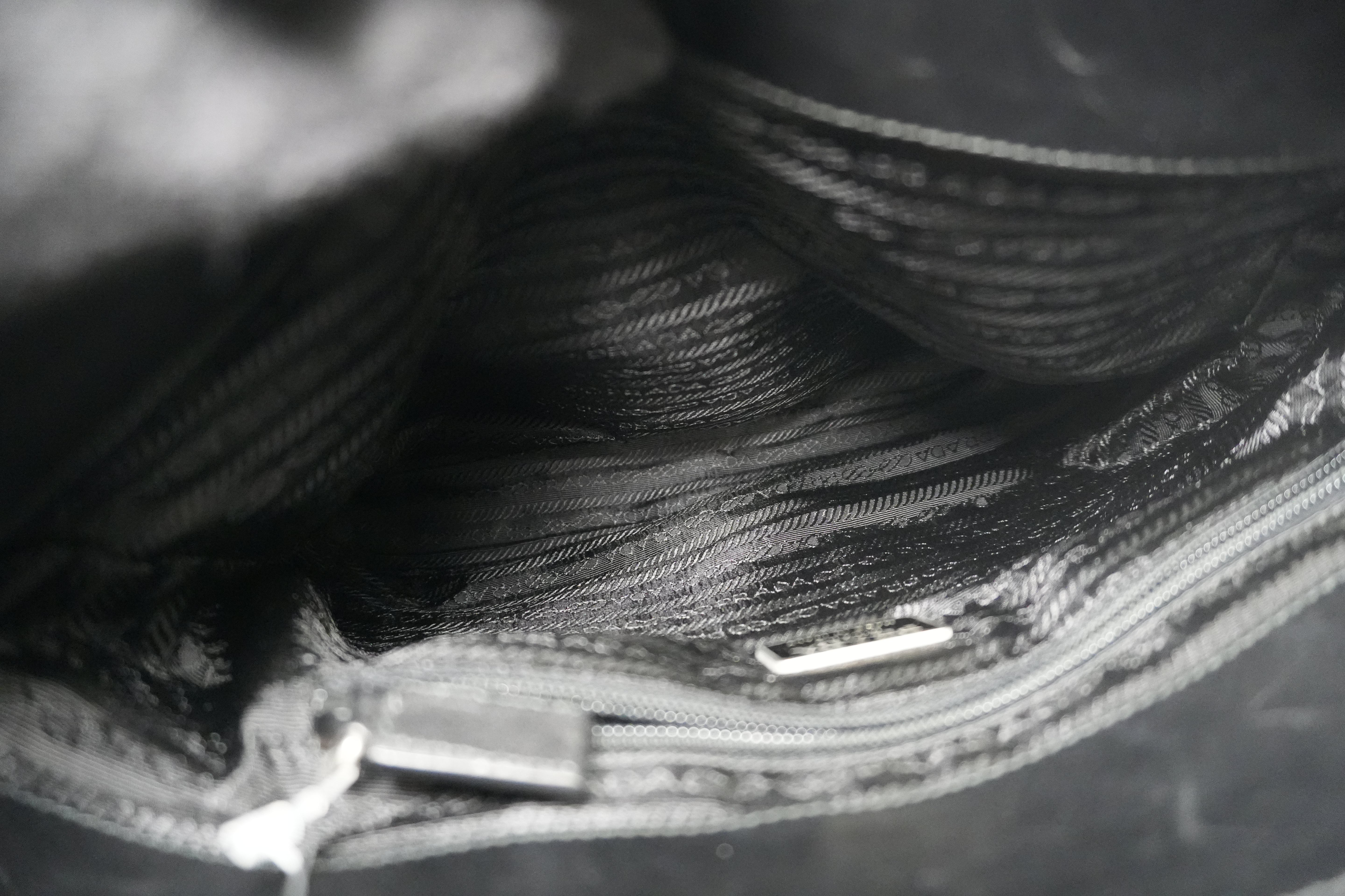 Prada Nylon Handbag Black Used