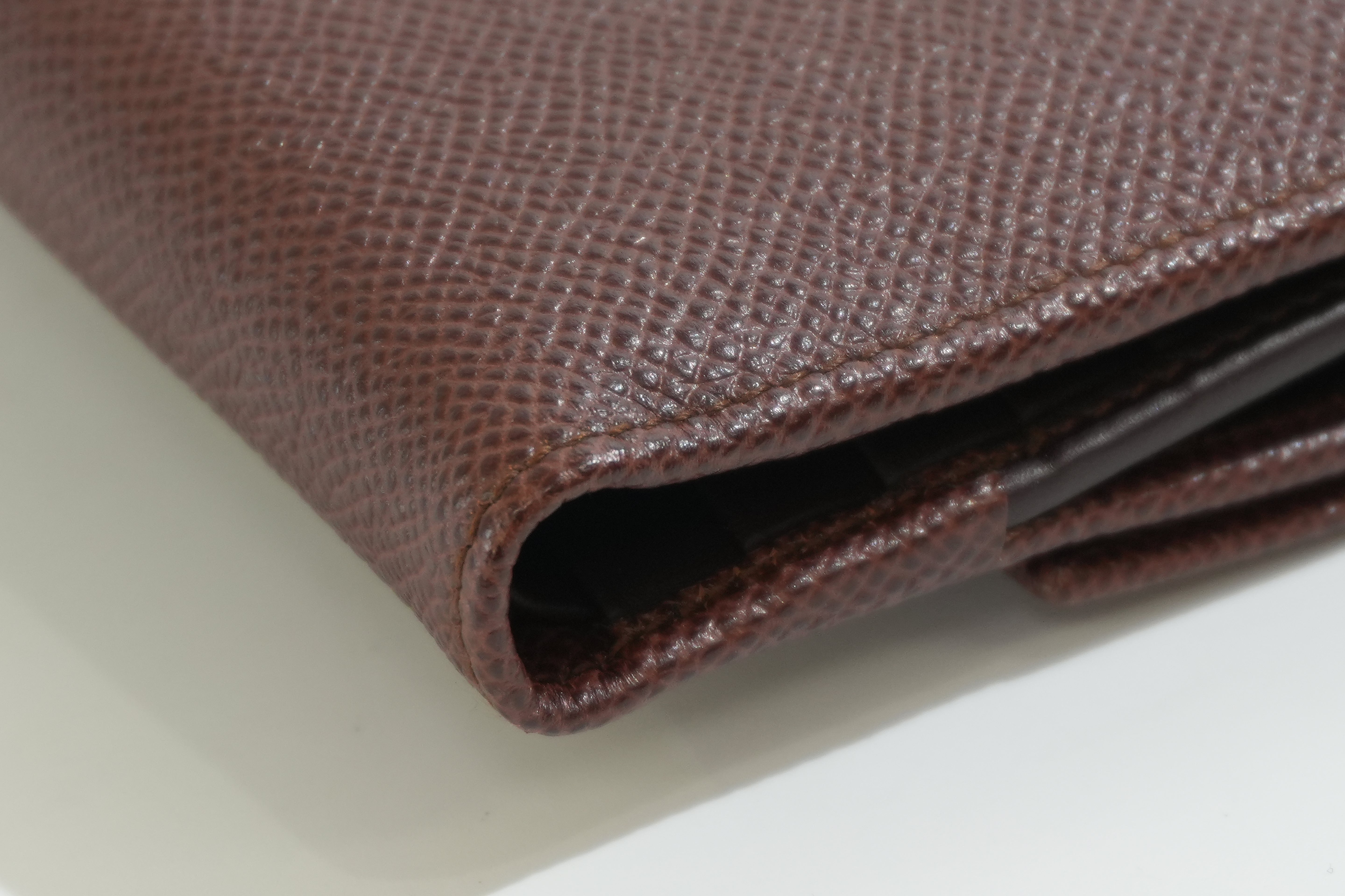Pre-owned Bulgari Compact Wallet Brown