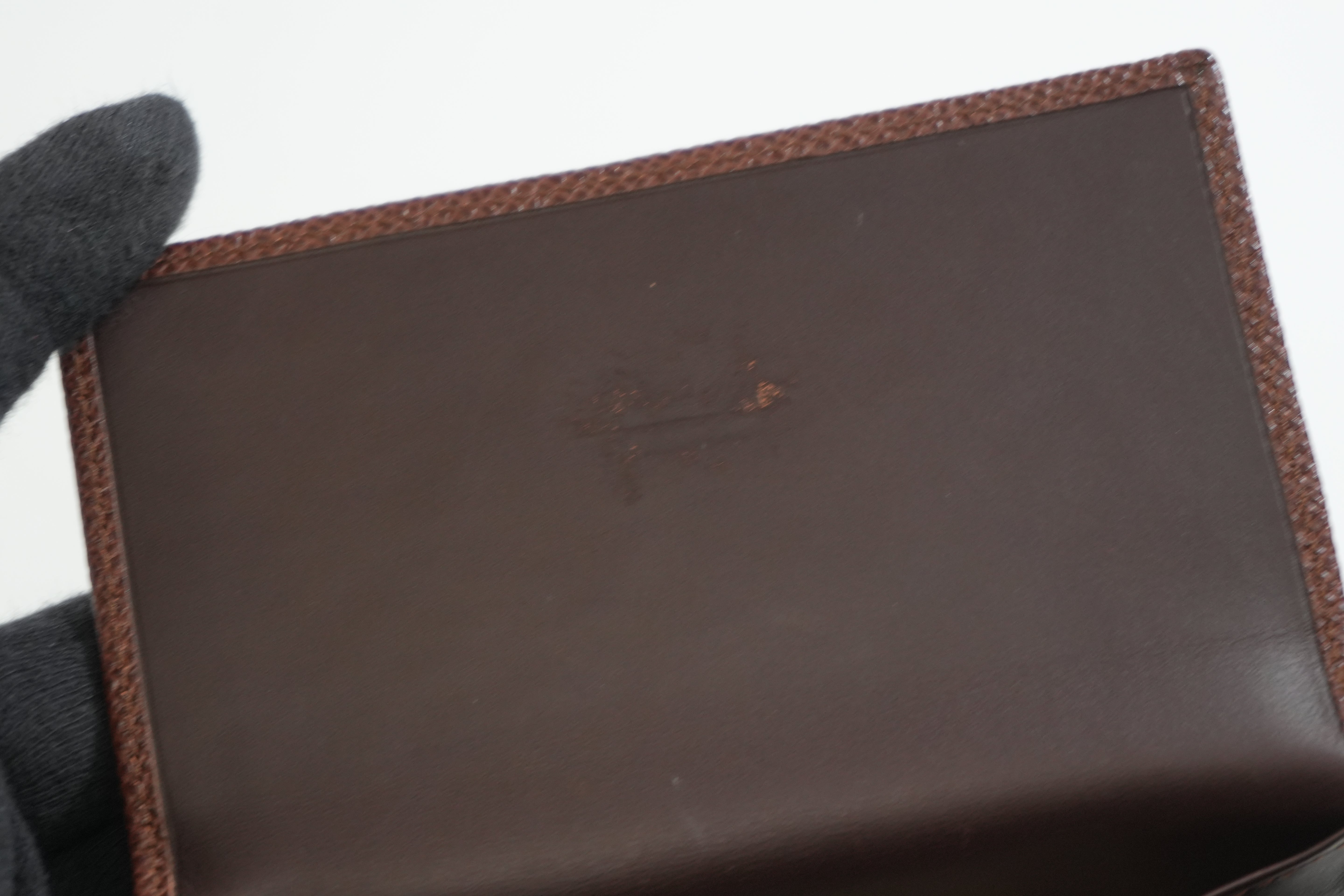 Pre-owned Bulgari Compact Wallet Brown