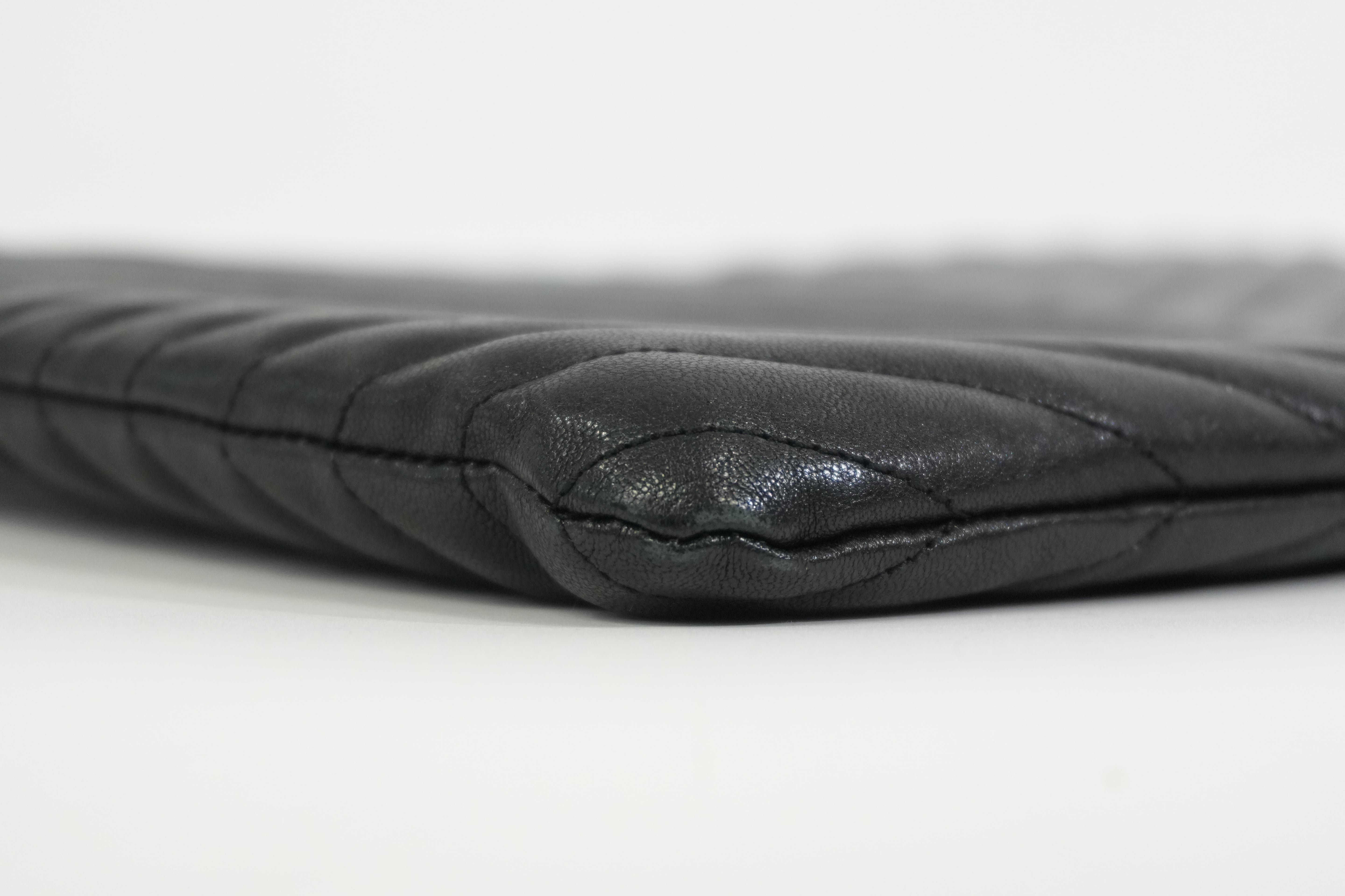 Pre-owned Saint Laurent Clutch Bag Black