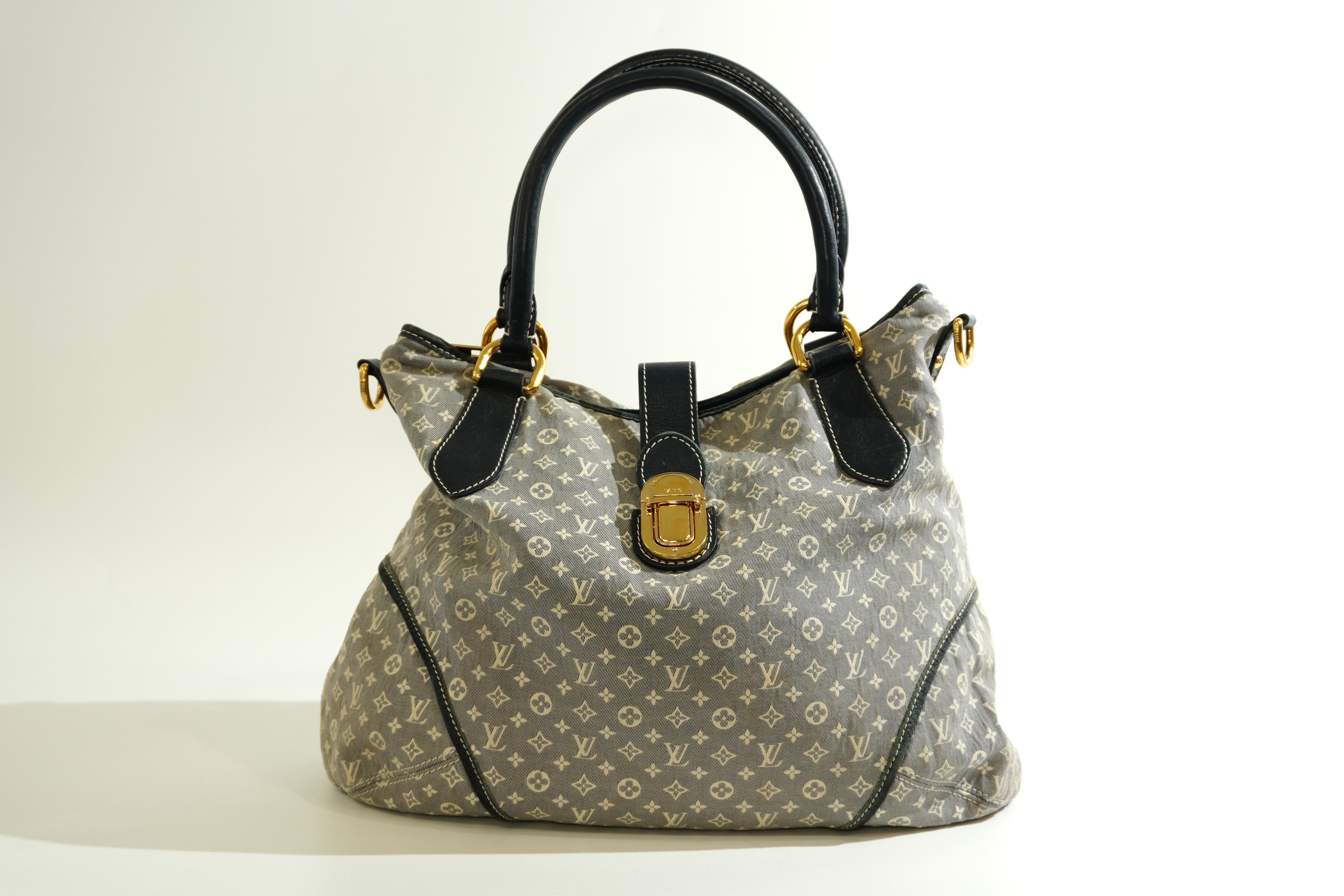 Pre-owned Louis Vuitton Monogram Idylle Elegie Tote Bag Grey