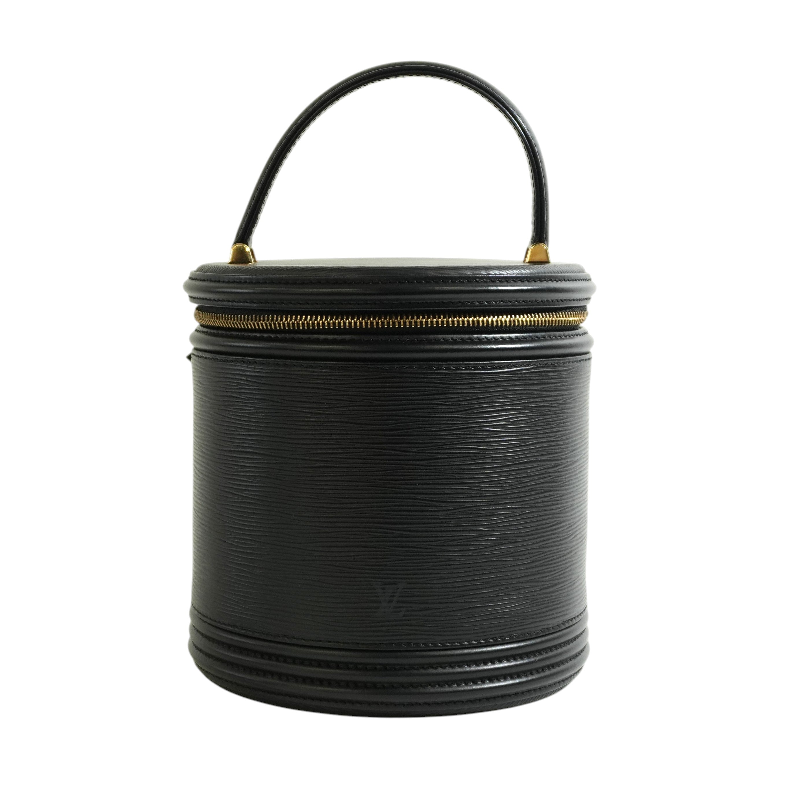Pre-owned Louis Vuitton Epi Cannes Vanity Bag Black