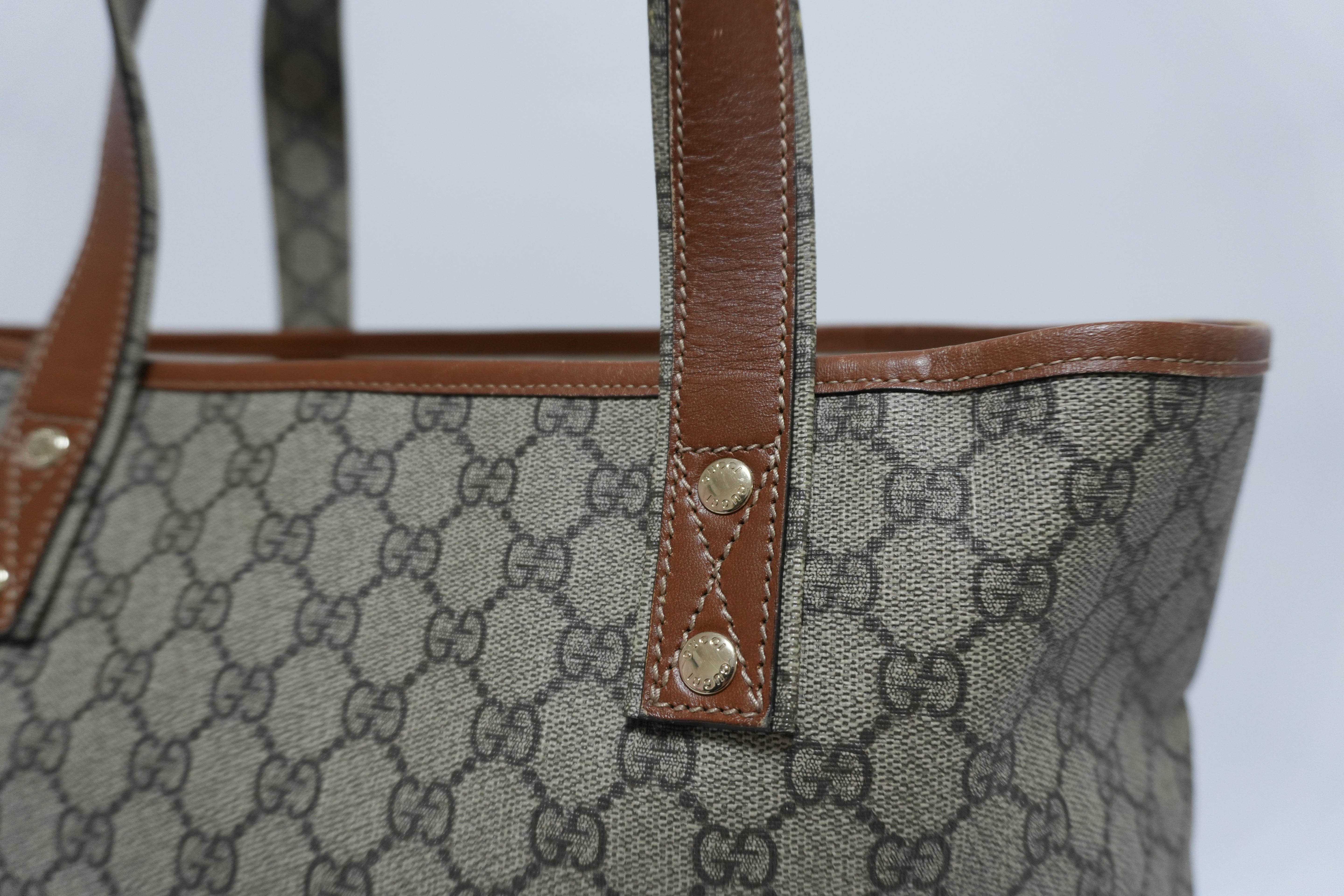 Gucci Small Loop Sheryline Tote Bag Canvas Used