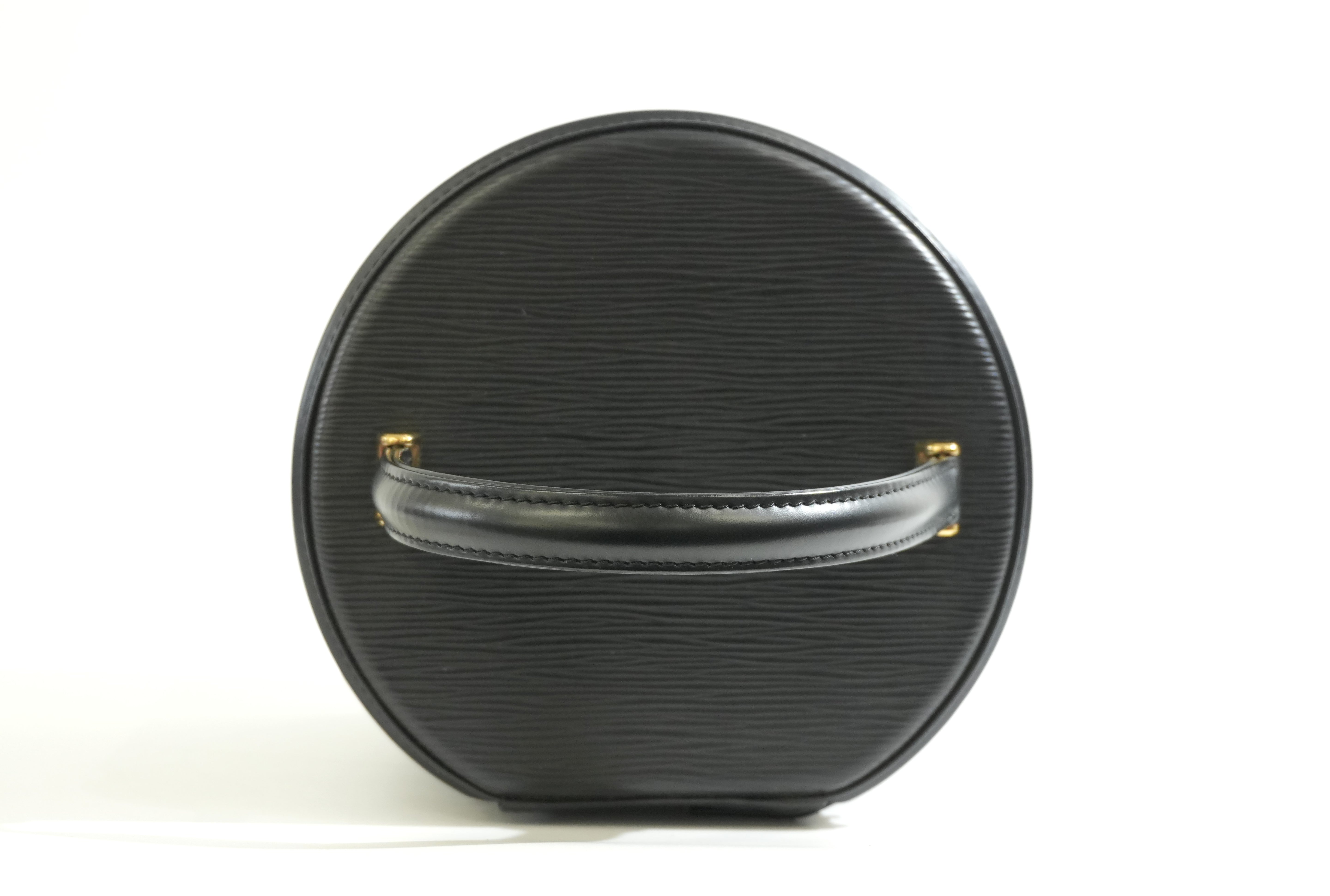 Pre-owned Louis Vuitton Epi Cannes Vanity Bag Black