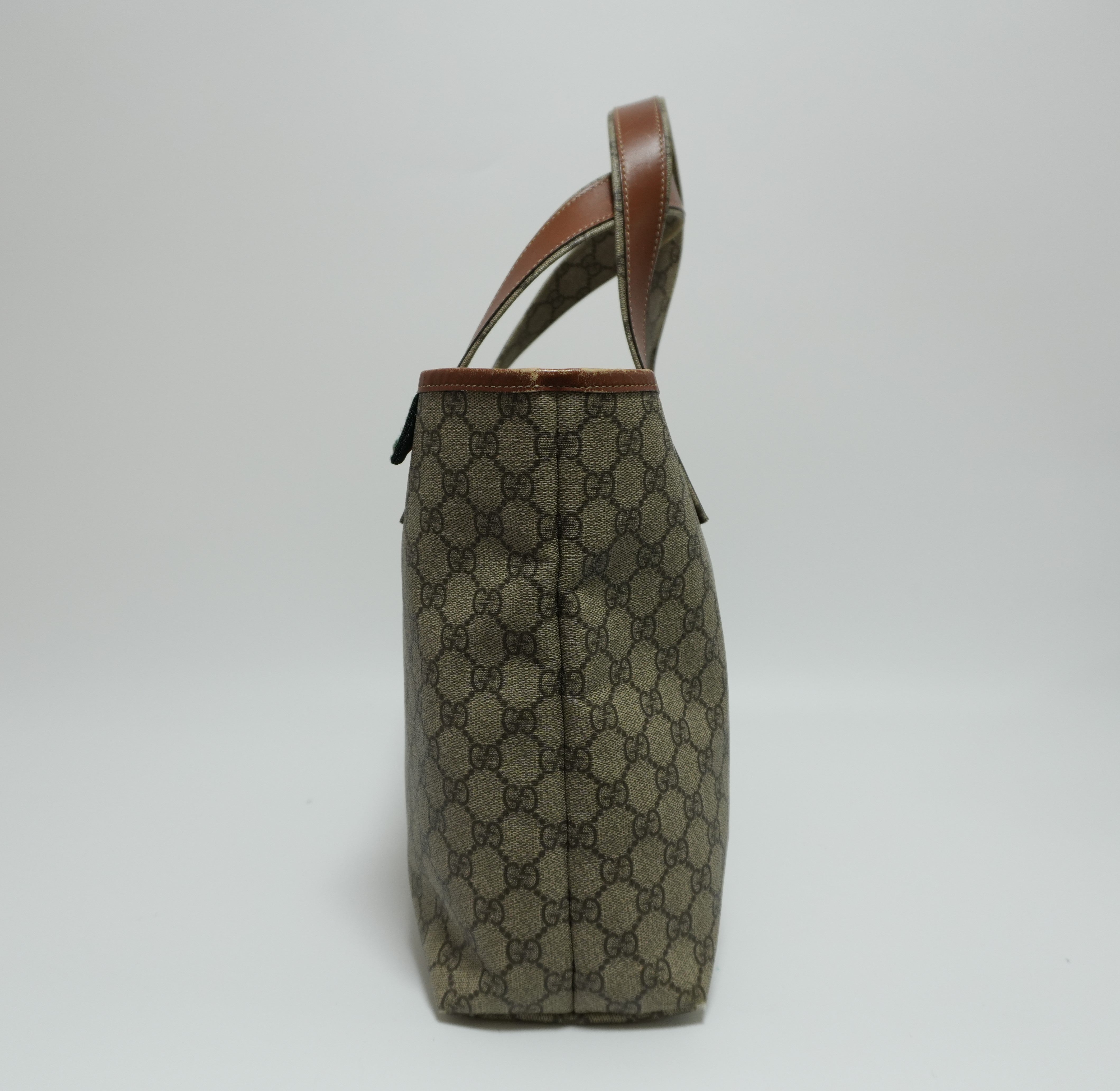 Gucci Small Loop Sheryline Tote Bag Canvas Used