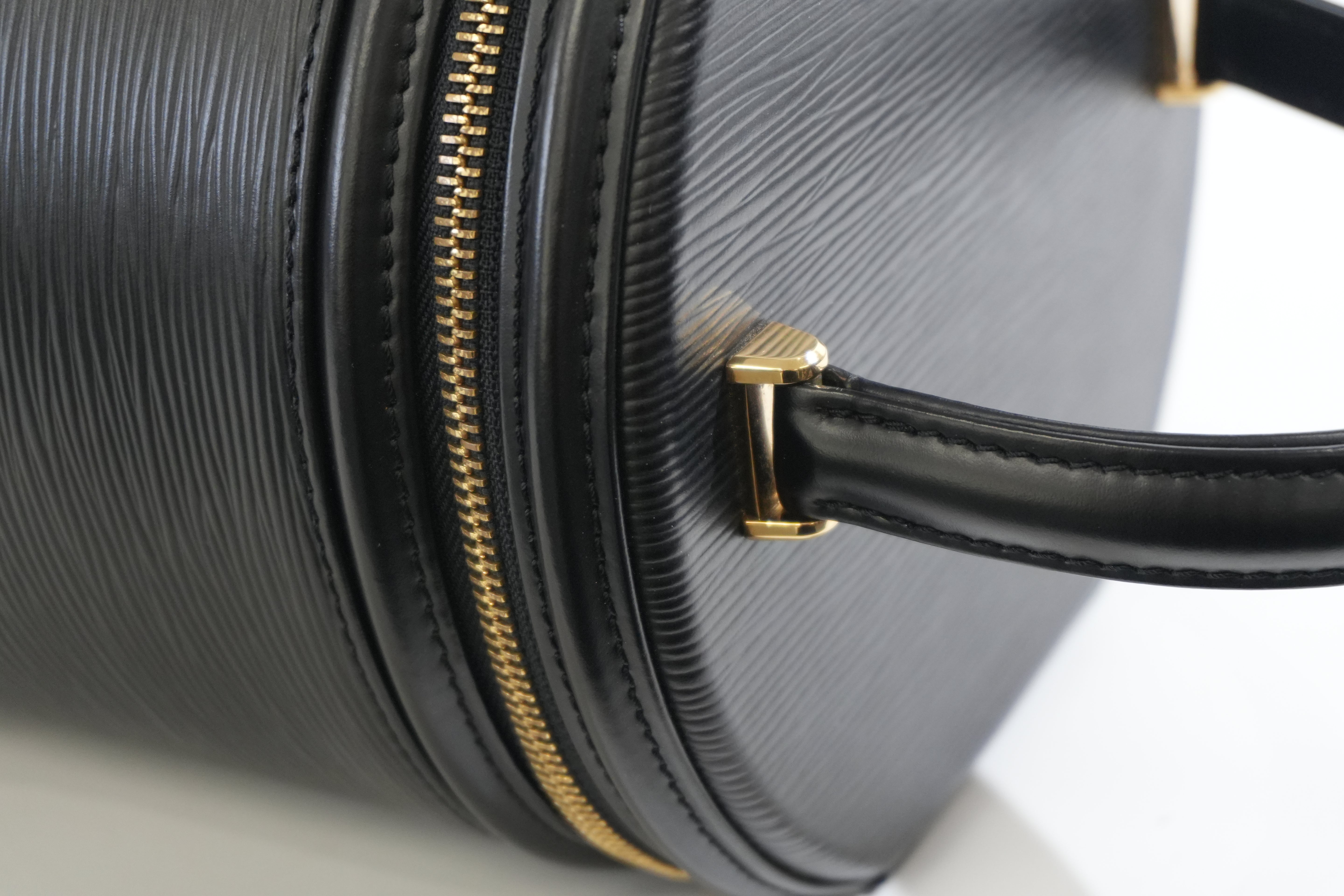 Pre-owned Louis Vuitton Epi Cannes Vanity Bag Black