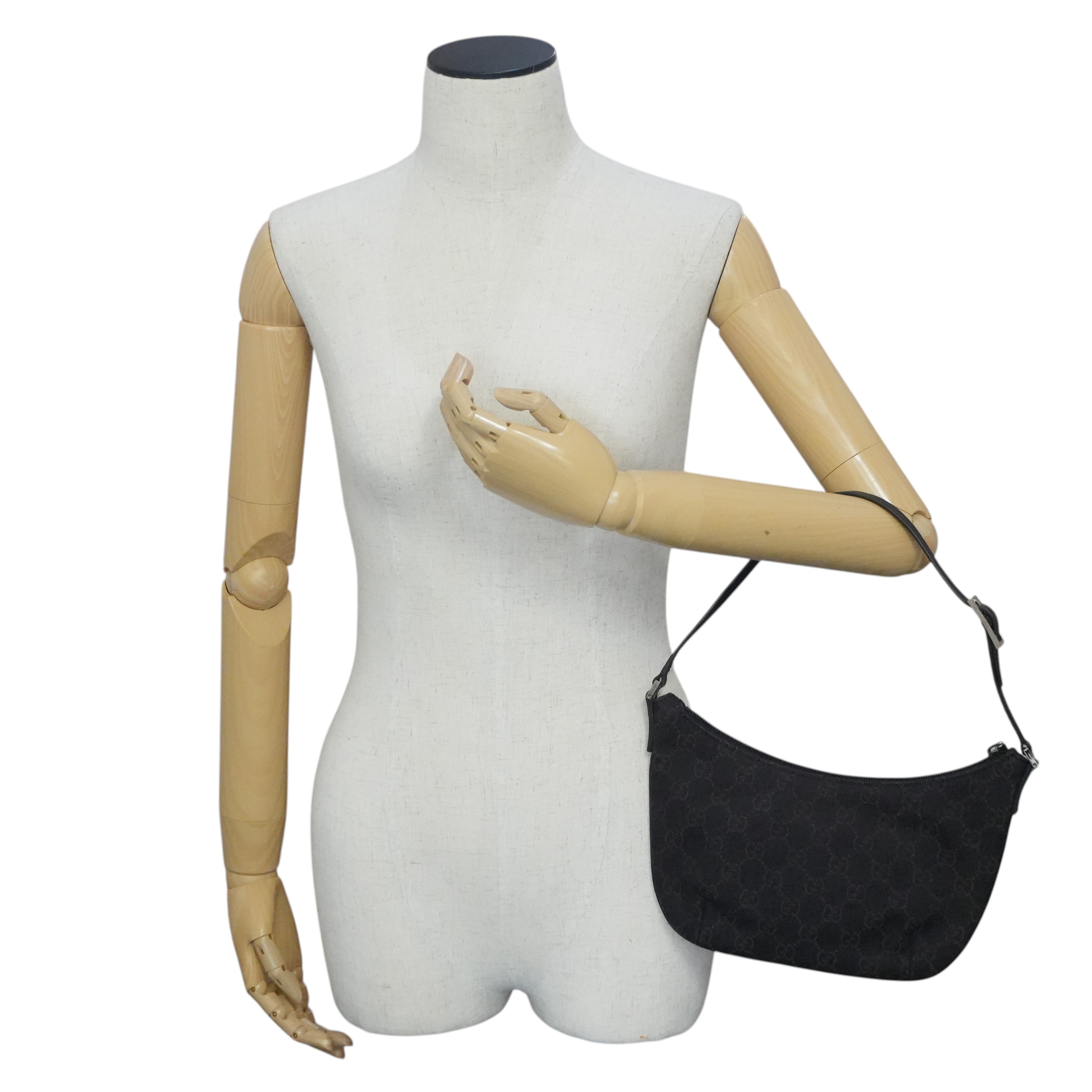 Pre-owned Gucci Guccisima Hobo Shoulder Bag Brown