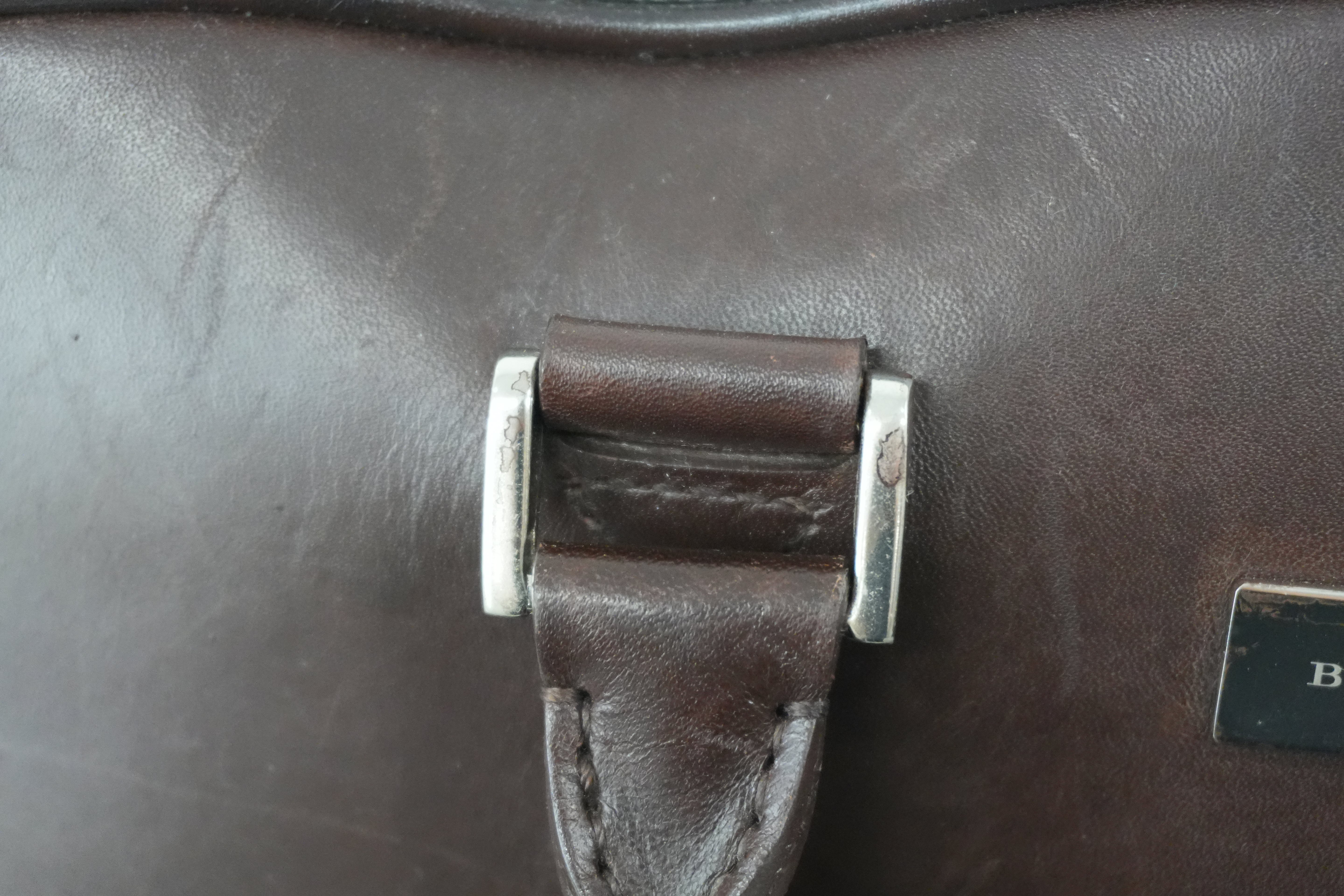 Burberry Two Way Boston Bag Brown Used