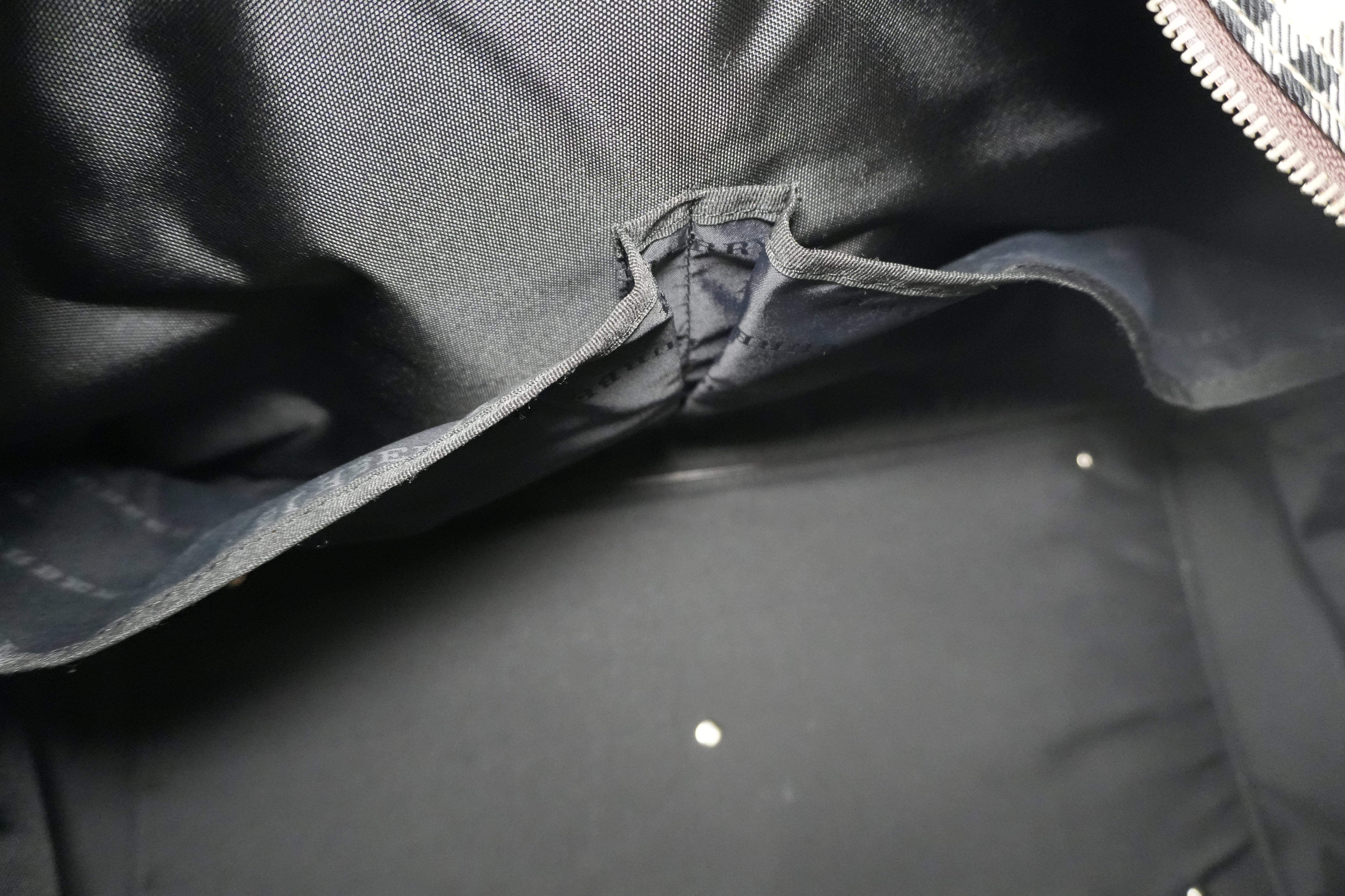 Burberry Two Way Boston Bag Brown Used