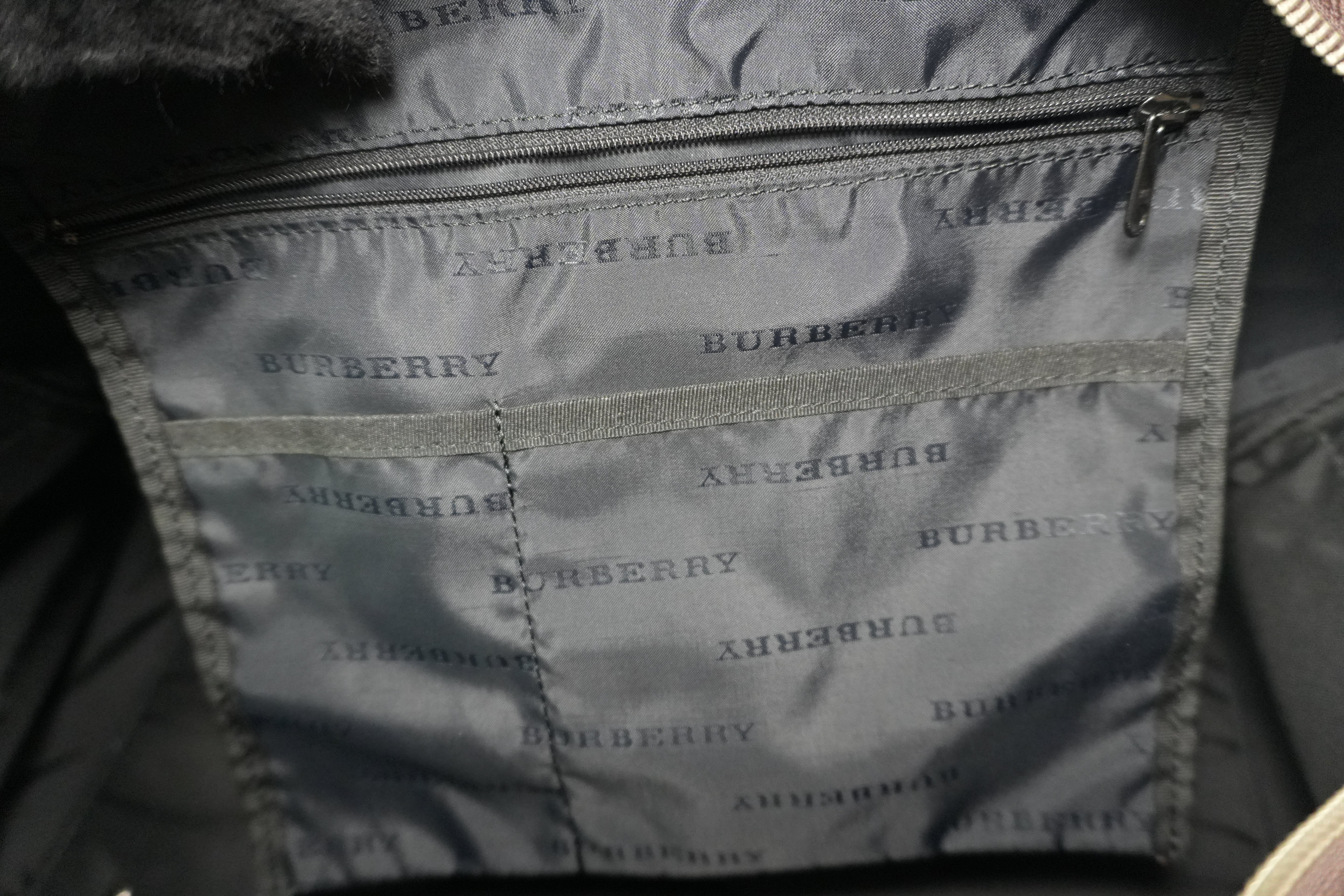 Burberry Two Way Boston Bag Brown Used