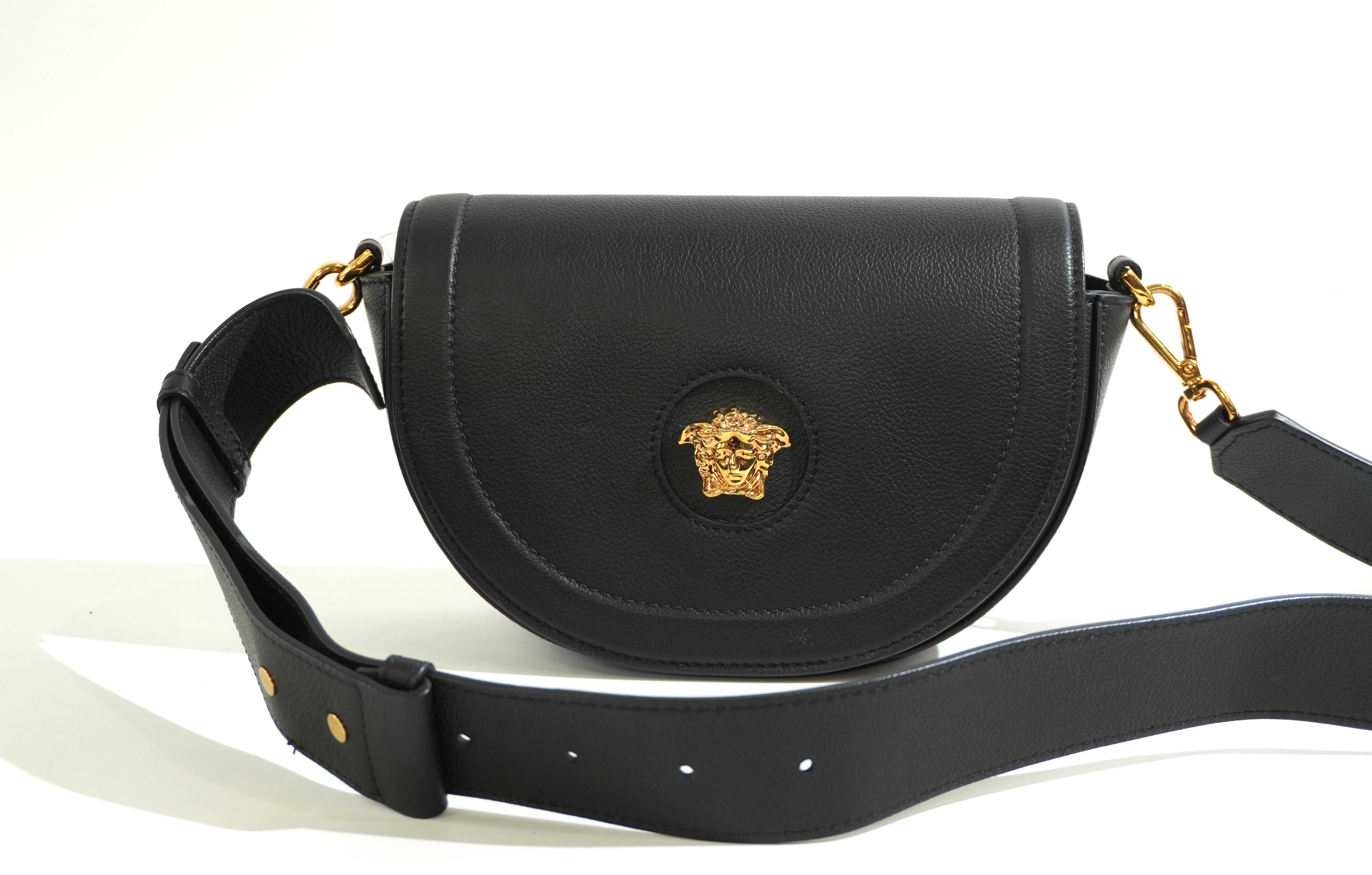 Pre-owned Versace Crossbody Bag Black