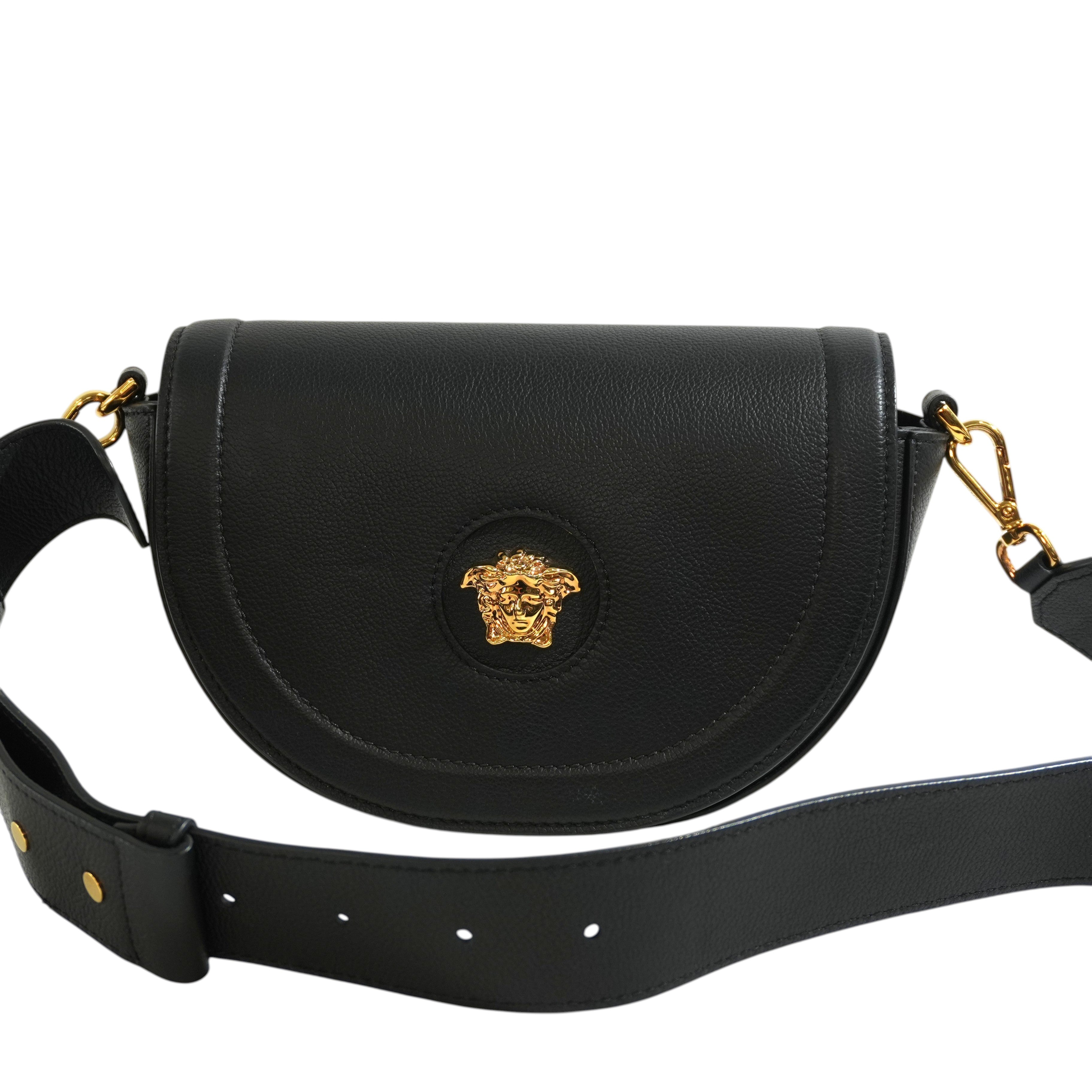 Pre-owned Versace Crossbody Bag Black