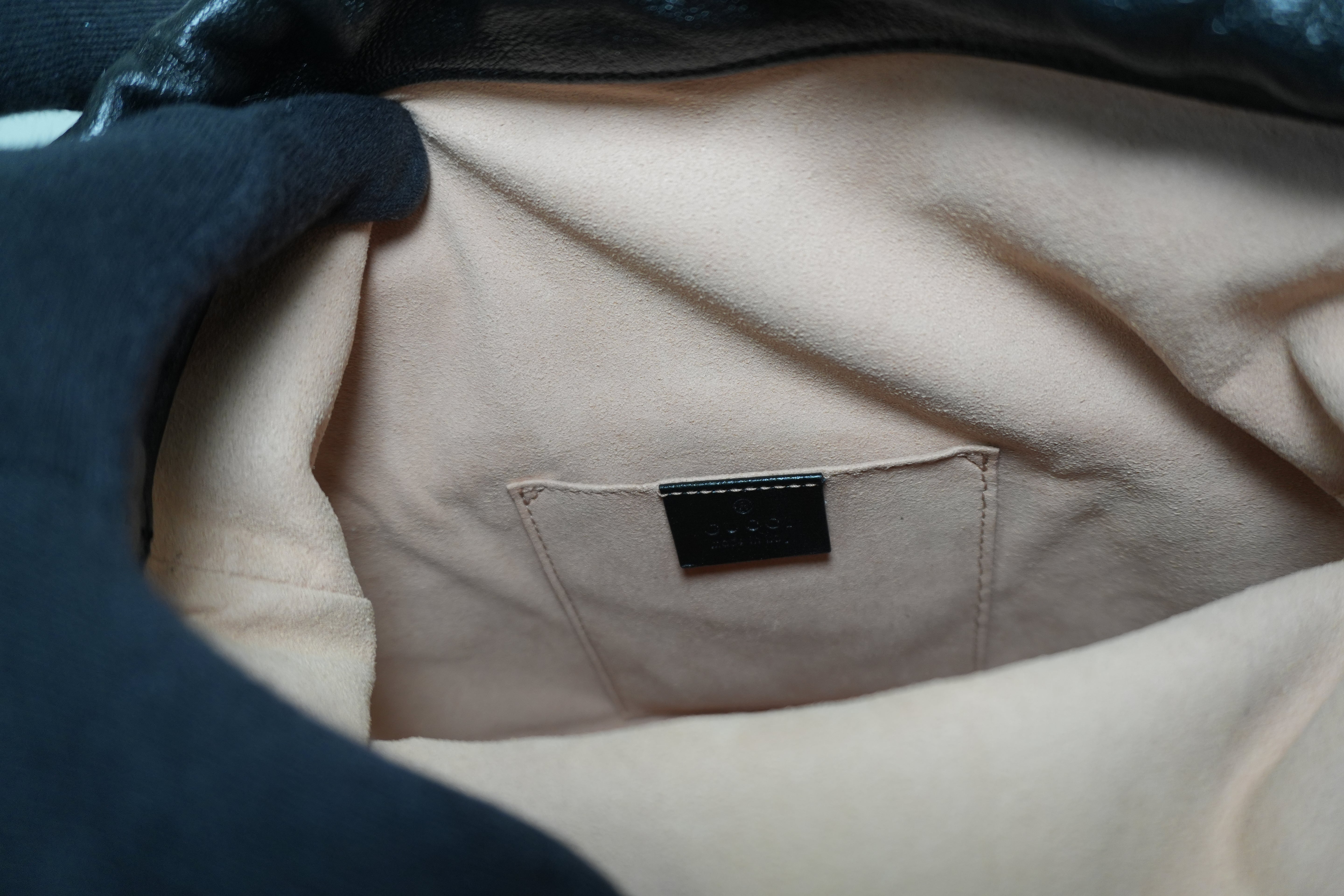 Pre-owned Gucci 1955 Horsebit Bucket Shoulder Bag Black