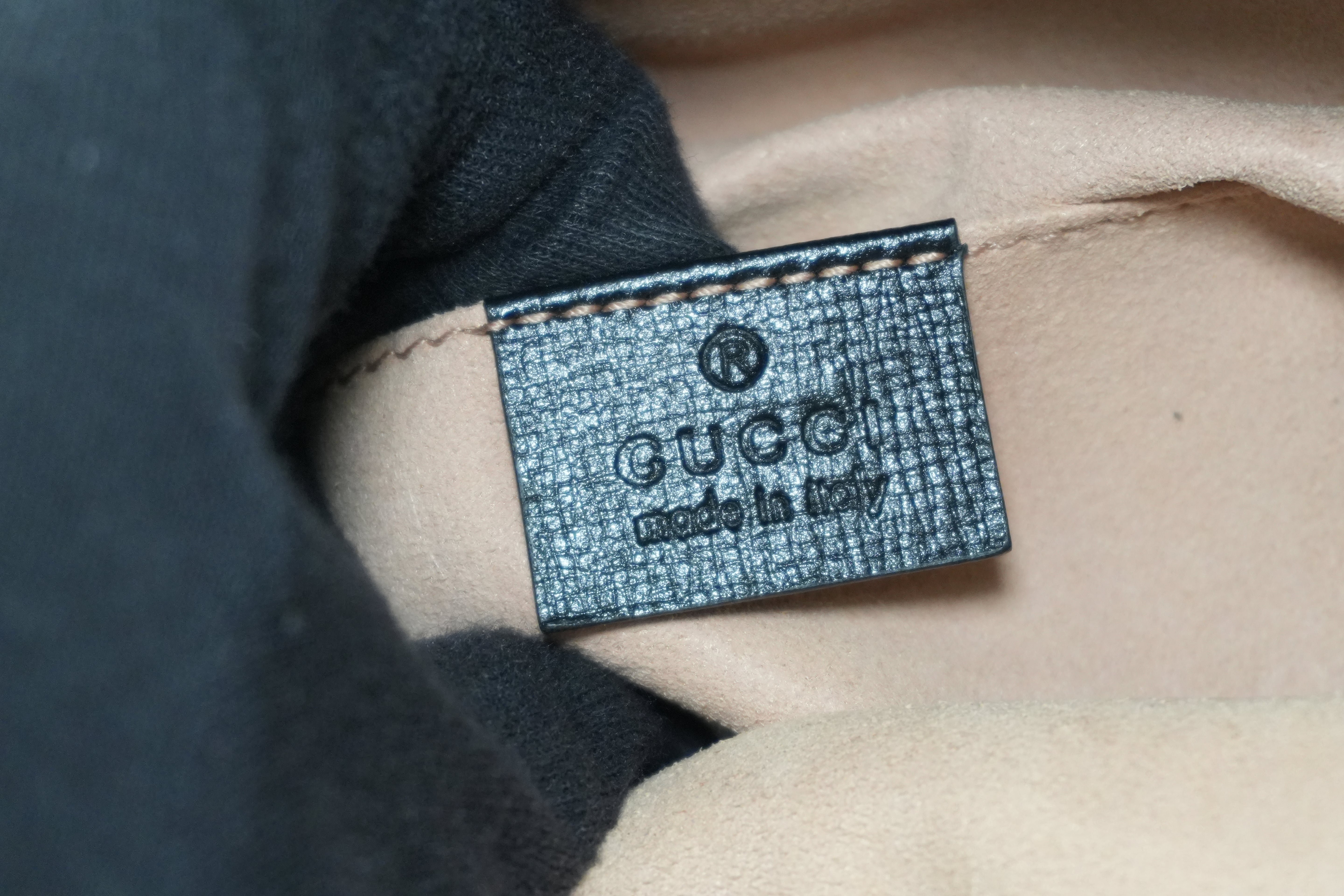 Pre-owned Gucci 1955 Horsebit Bucket Shoulder Bag Black