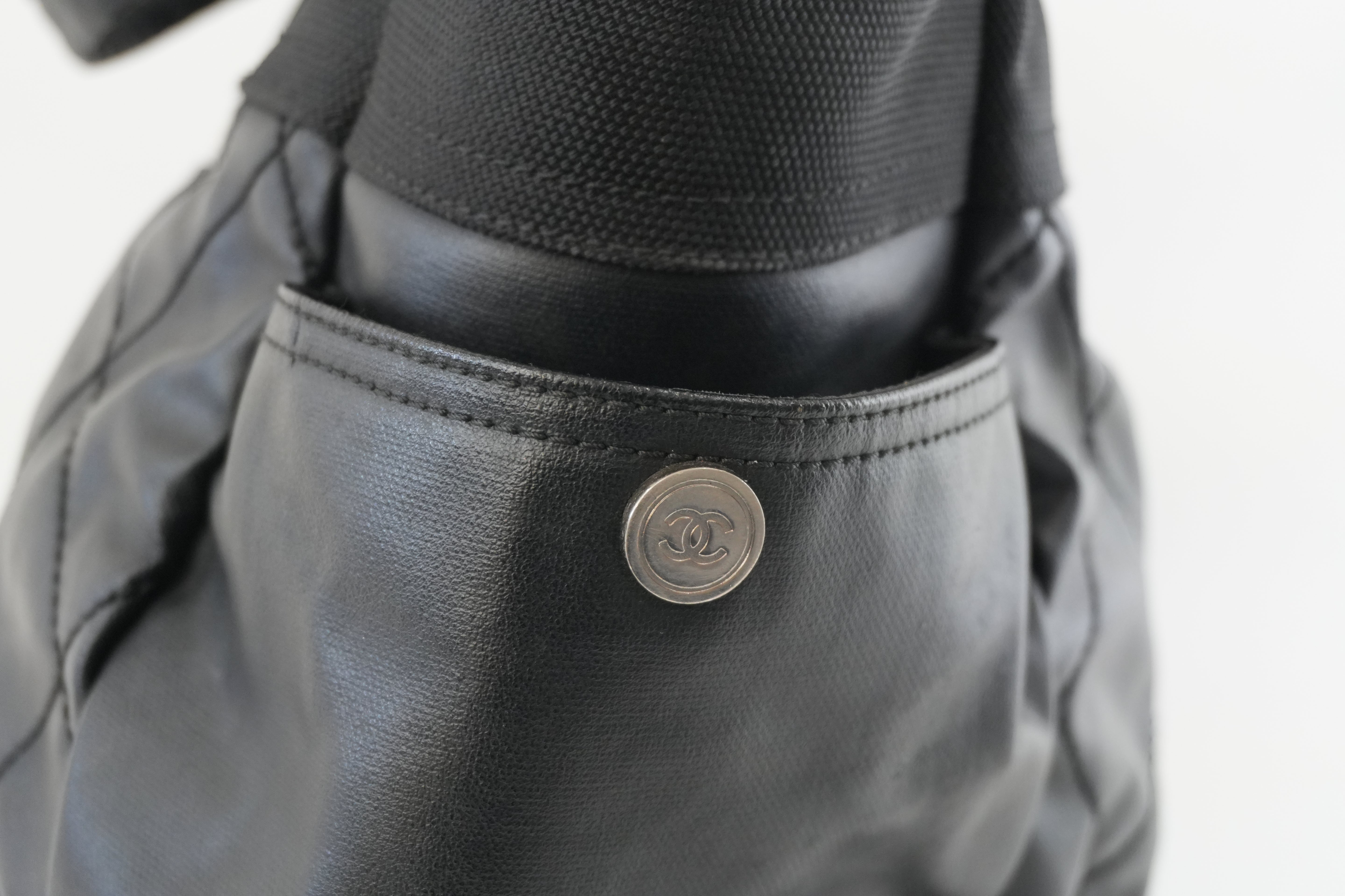 Chanel Paris Biatriz GM Tote Bag Black Used