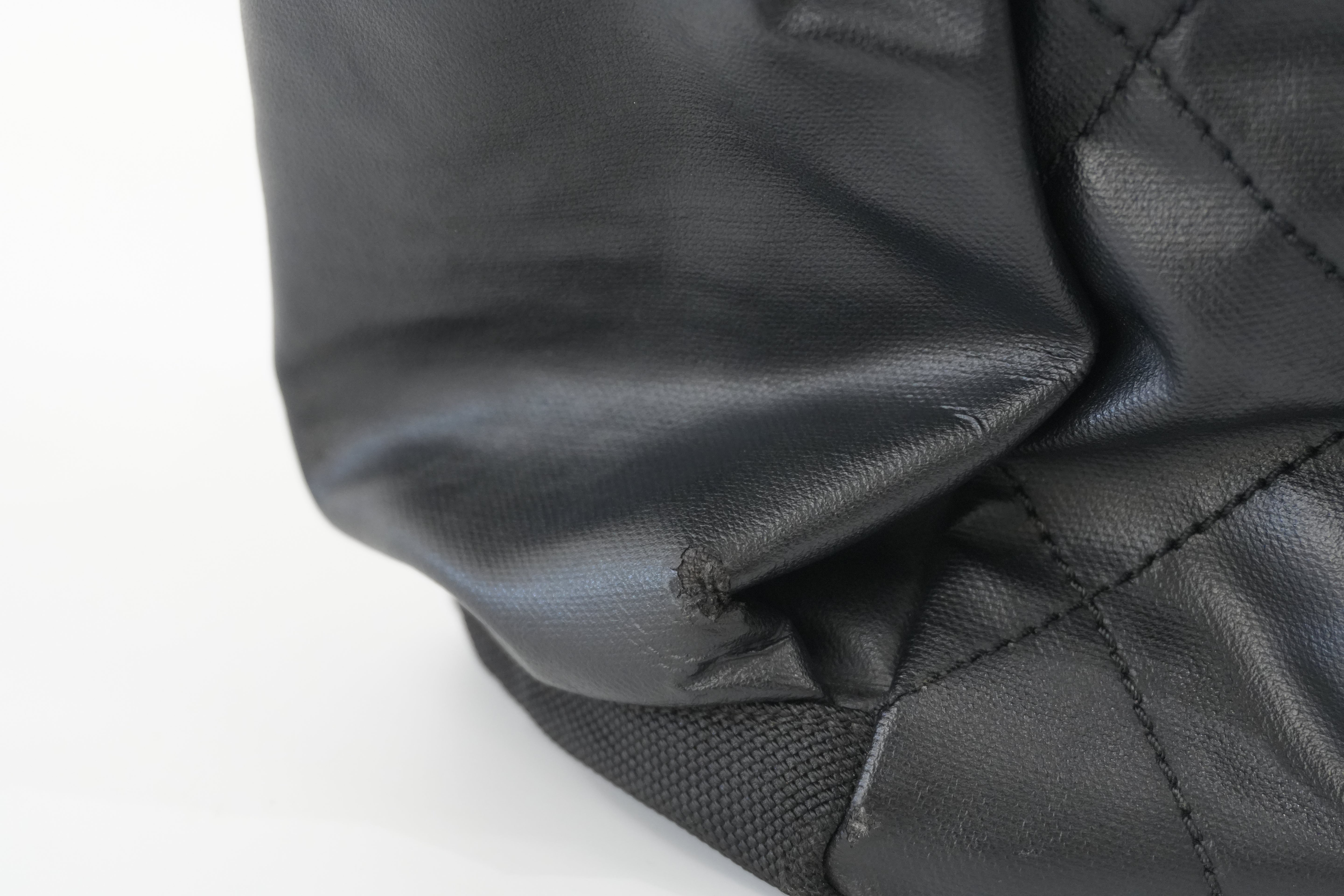 Chanel Paris Biatriz GM Tote Bag Black Used