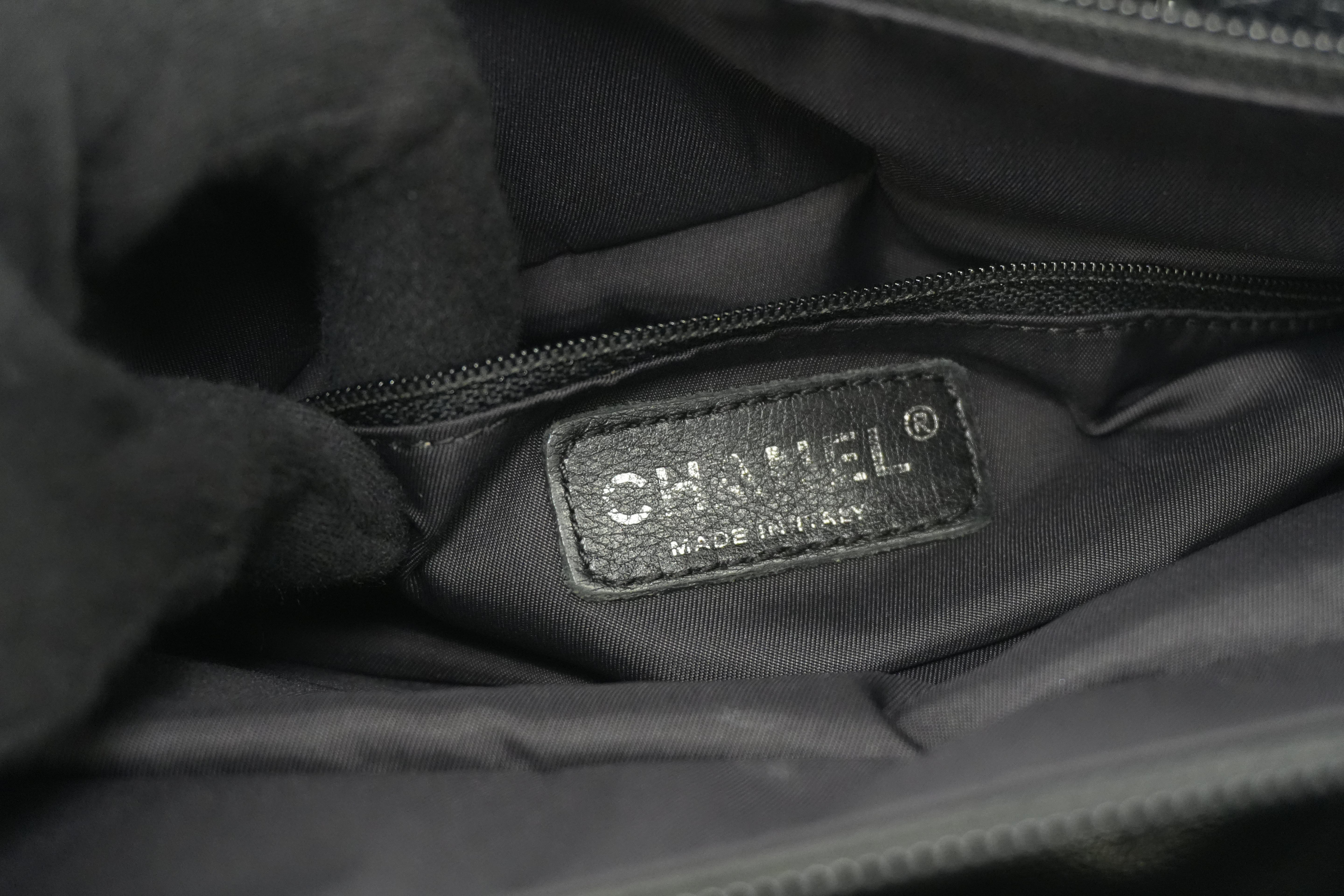 Chanel Paris Biatriz GM Tote Bag Black Used