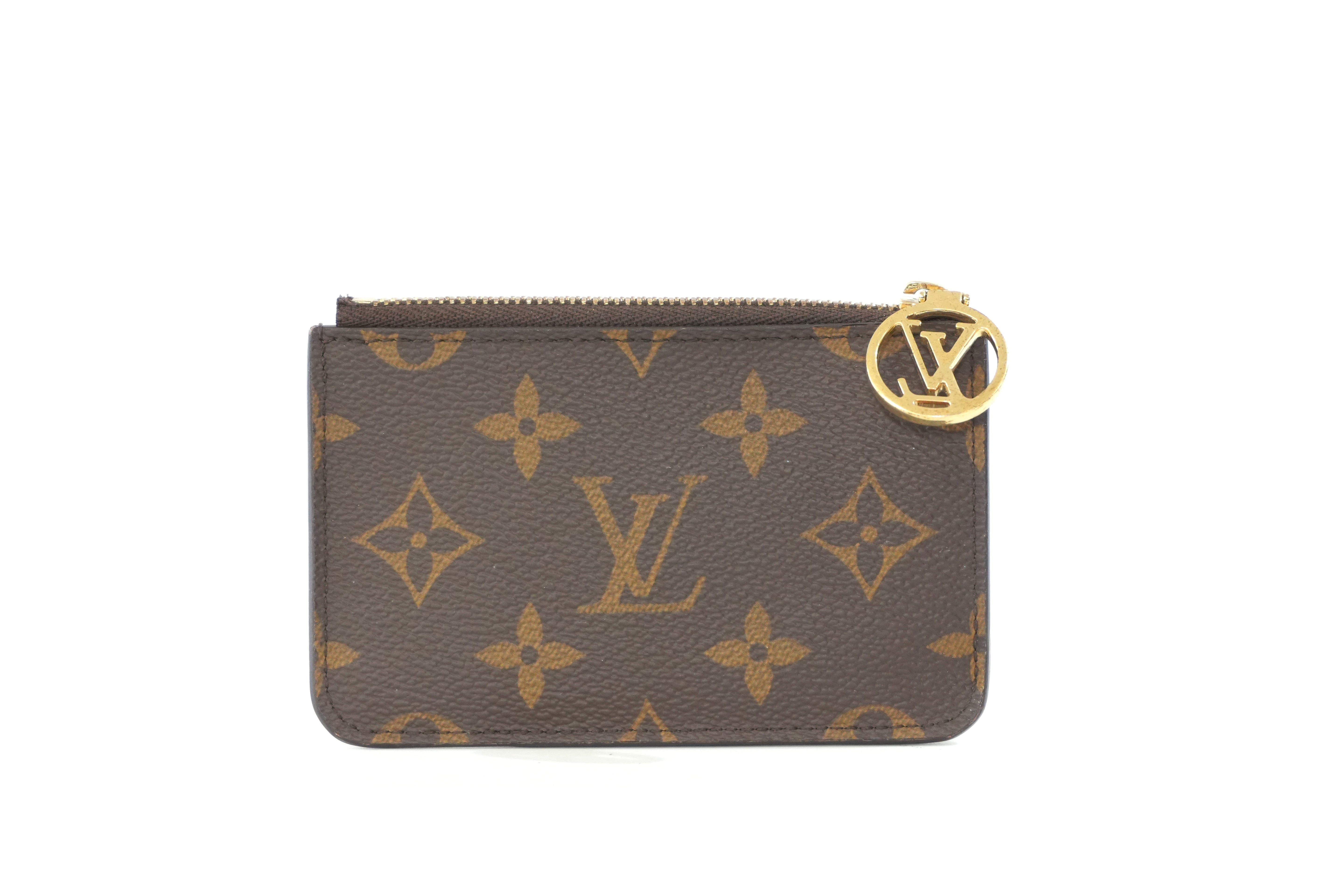 Pre-owned Louis Vuitton Monogram Romy Card Case